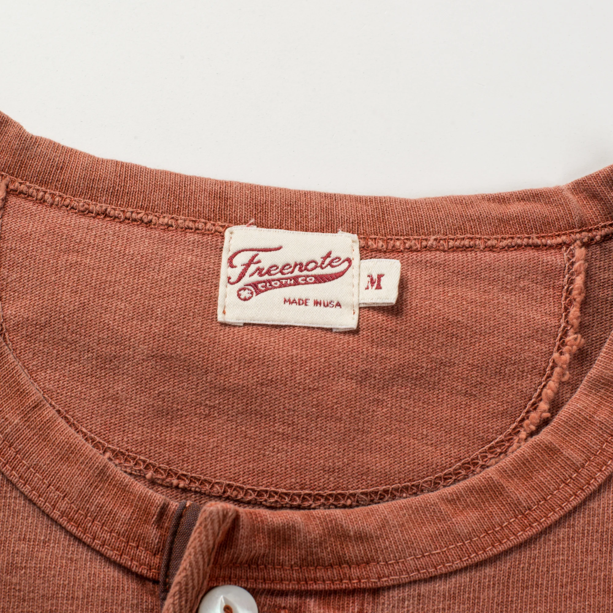 13 Ounce Henley L/S <span>Rust</span> - Image 6