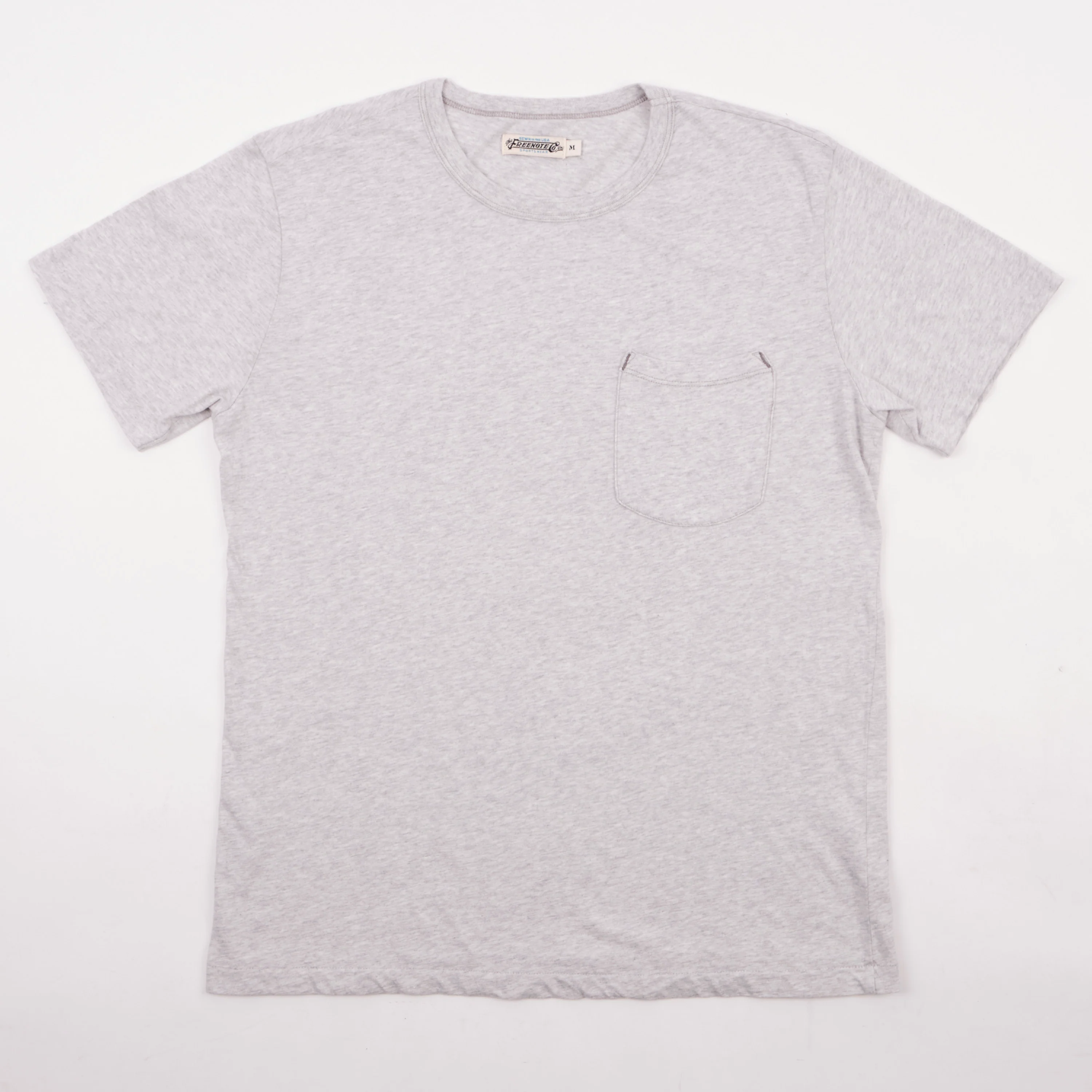 7 Ounce Pocket T-Shirt Heather Grey