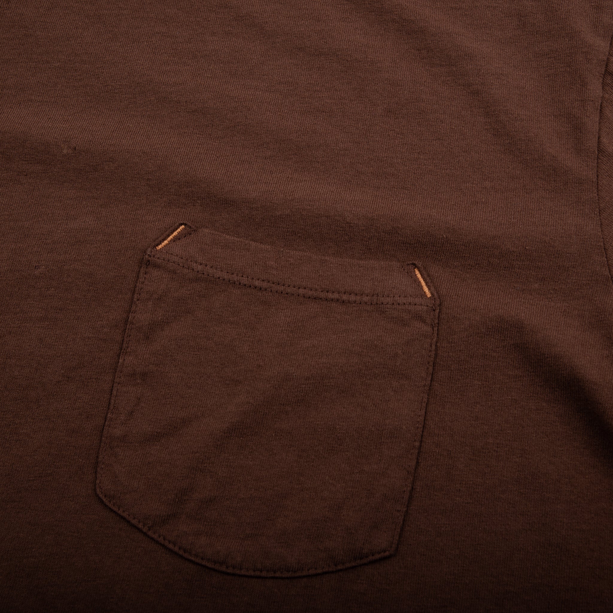 9 Ounce Pocket T-Shirt <span> Chocolate </span> - Image 3