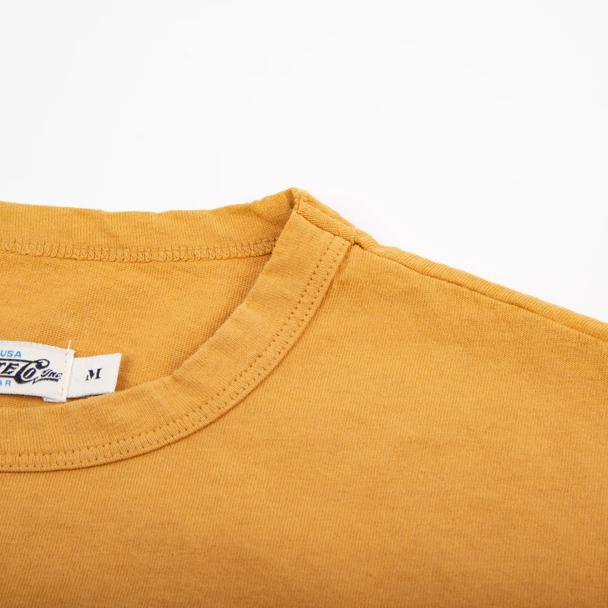 9 Ounce Pocket T-Shirt <span> Mustard </span> - Image 4