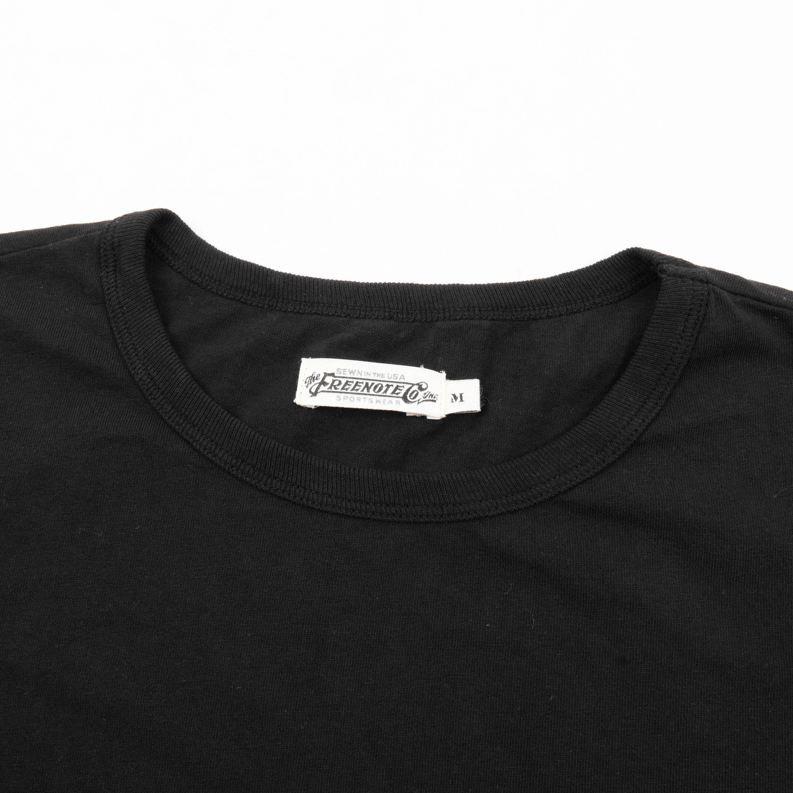 9 Ounce Pocketless T-Shirt Black - Image 3