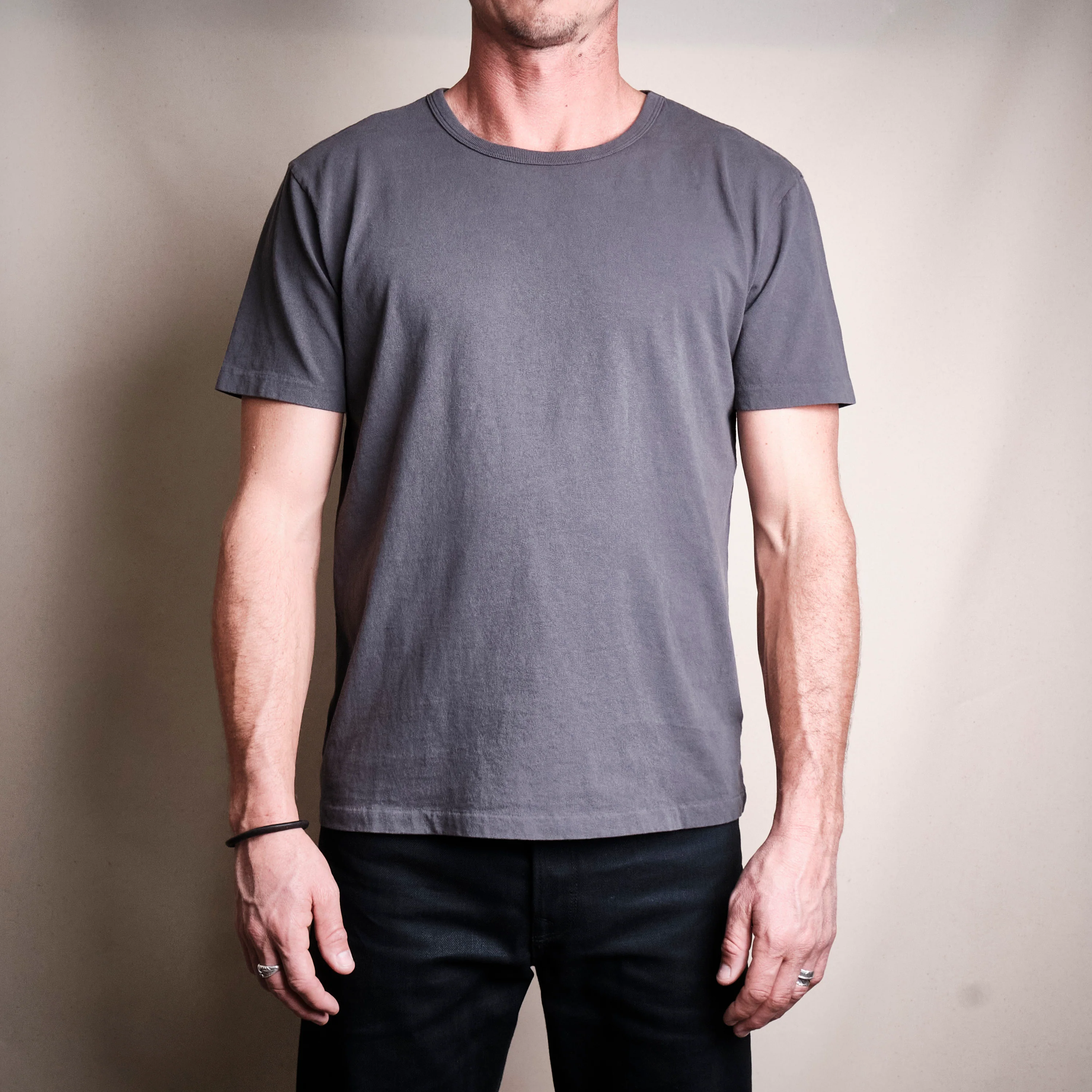 9 Ounce Pocketless T-Shirt Midnight - Image 2