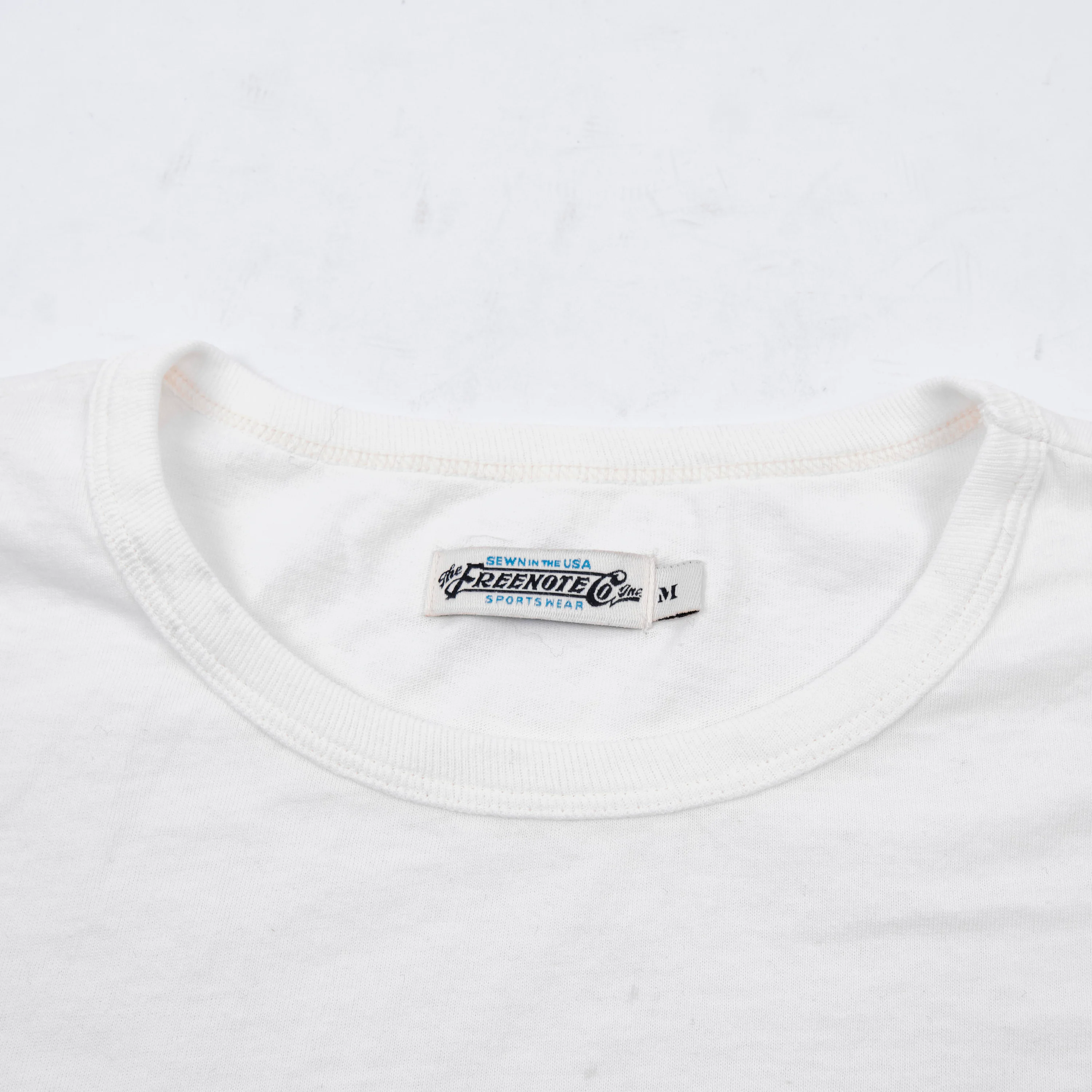 9 Ounce Pocketless T-Shirt White - Image 3