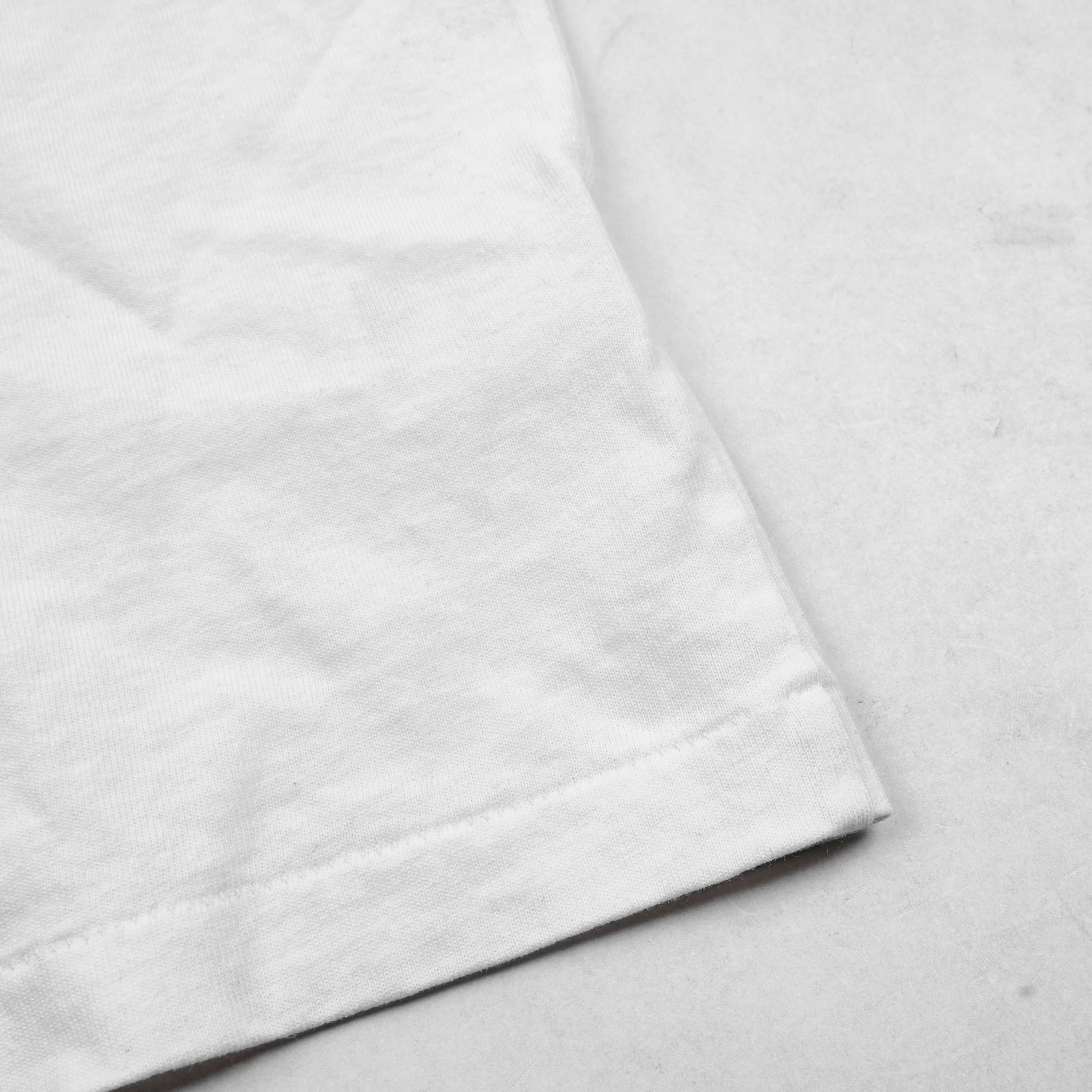 9 Ounce Pocketless T-Shirt White - Image 5