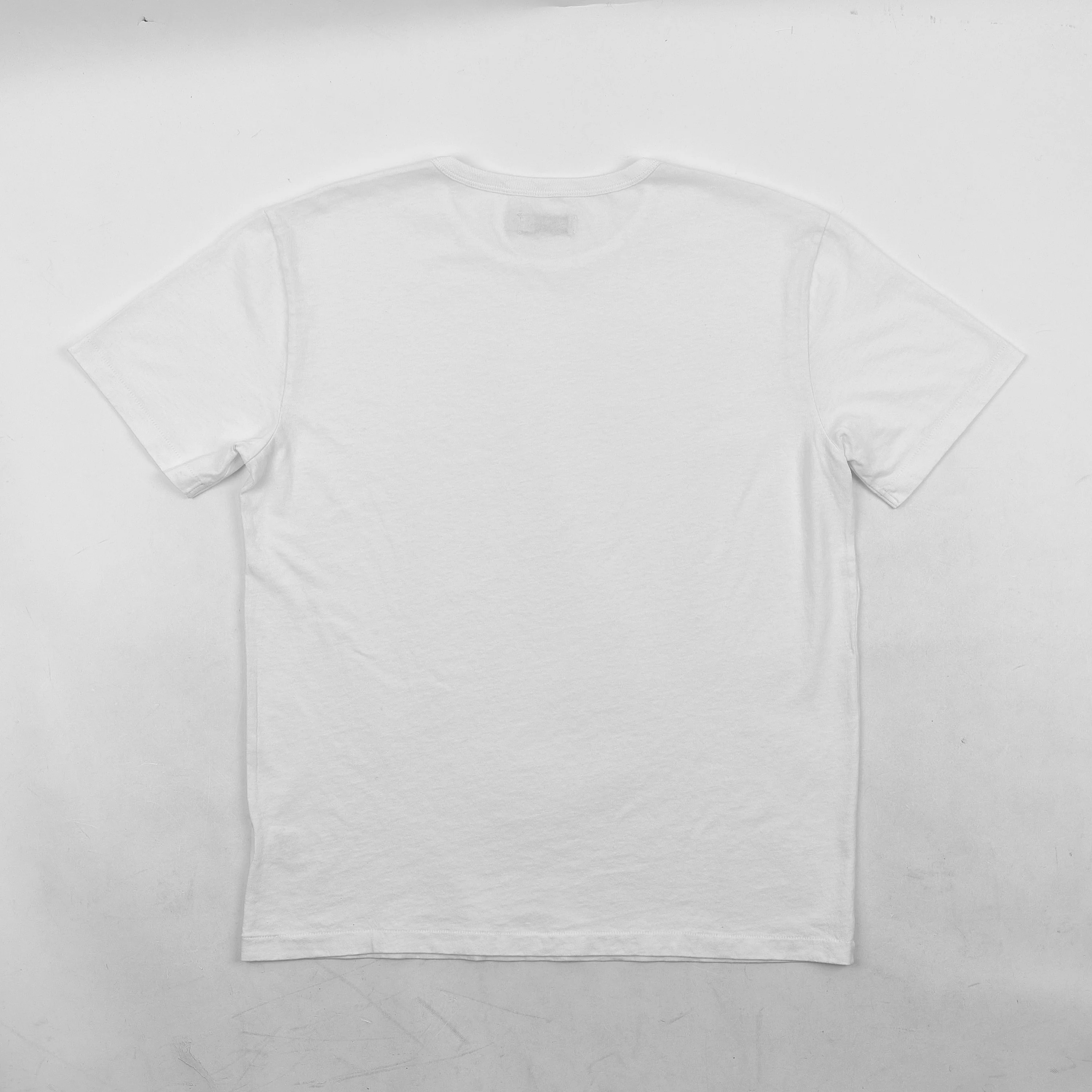 9 Ounce Pocketless T-Shirt White - Image 6
