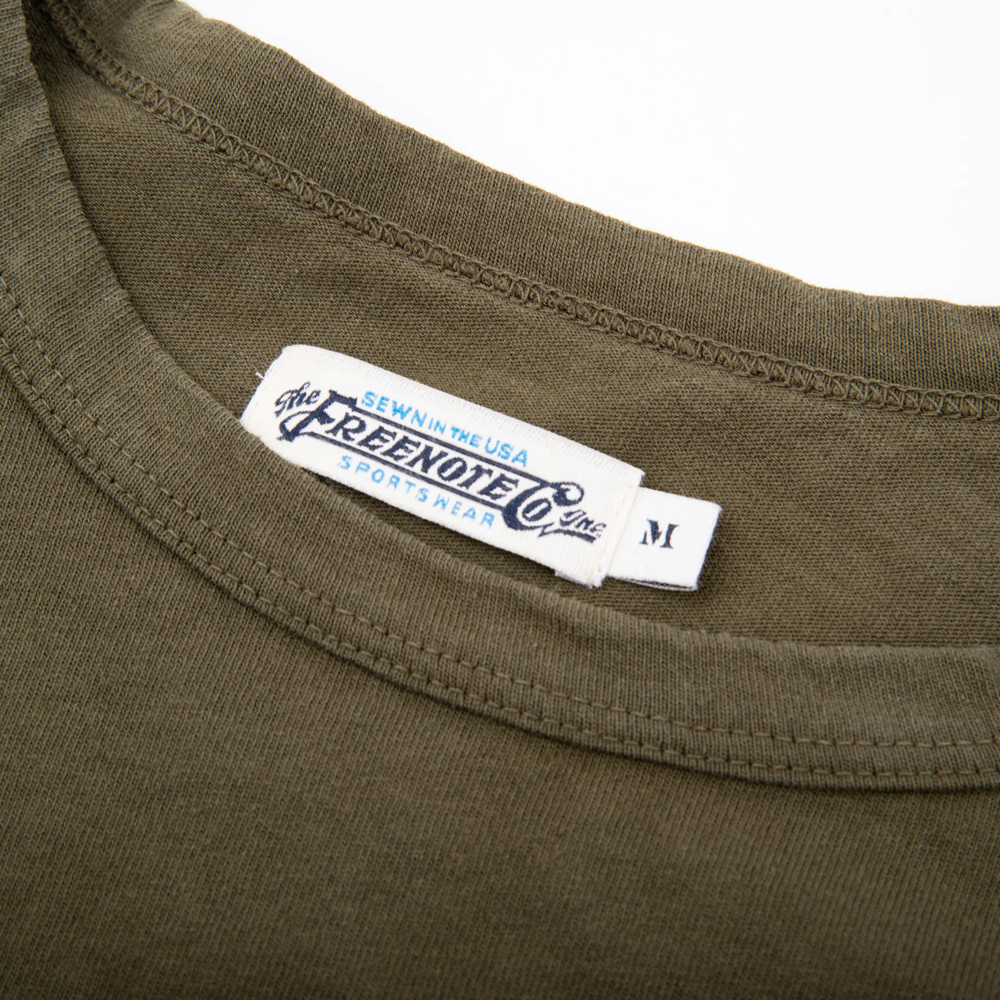 9 Ounce T-Shirt L/S <span> Olive </span> - Image 3