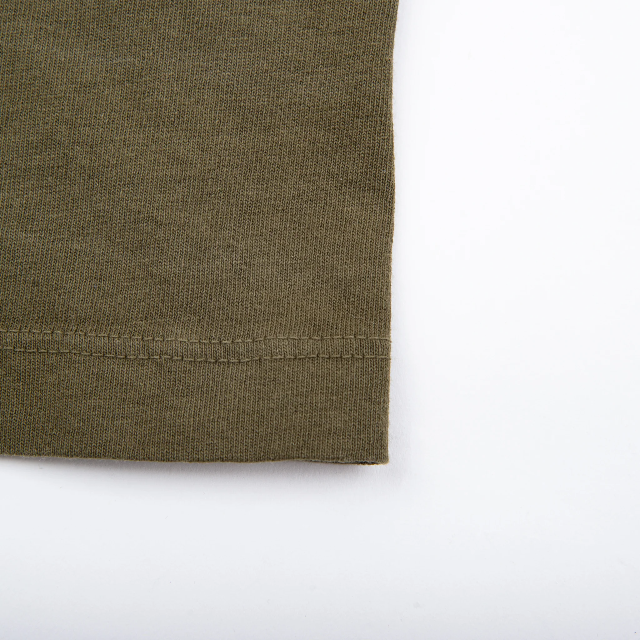 9 Ounce T-Shirt L/S <span> Olive </span> - Image 5
