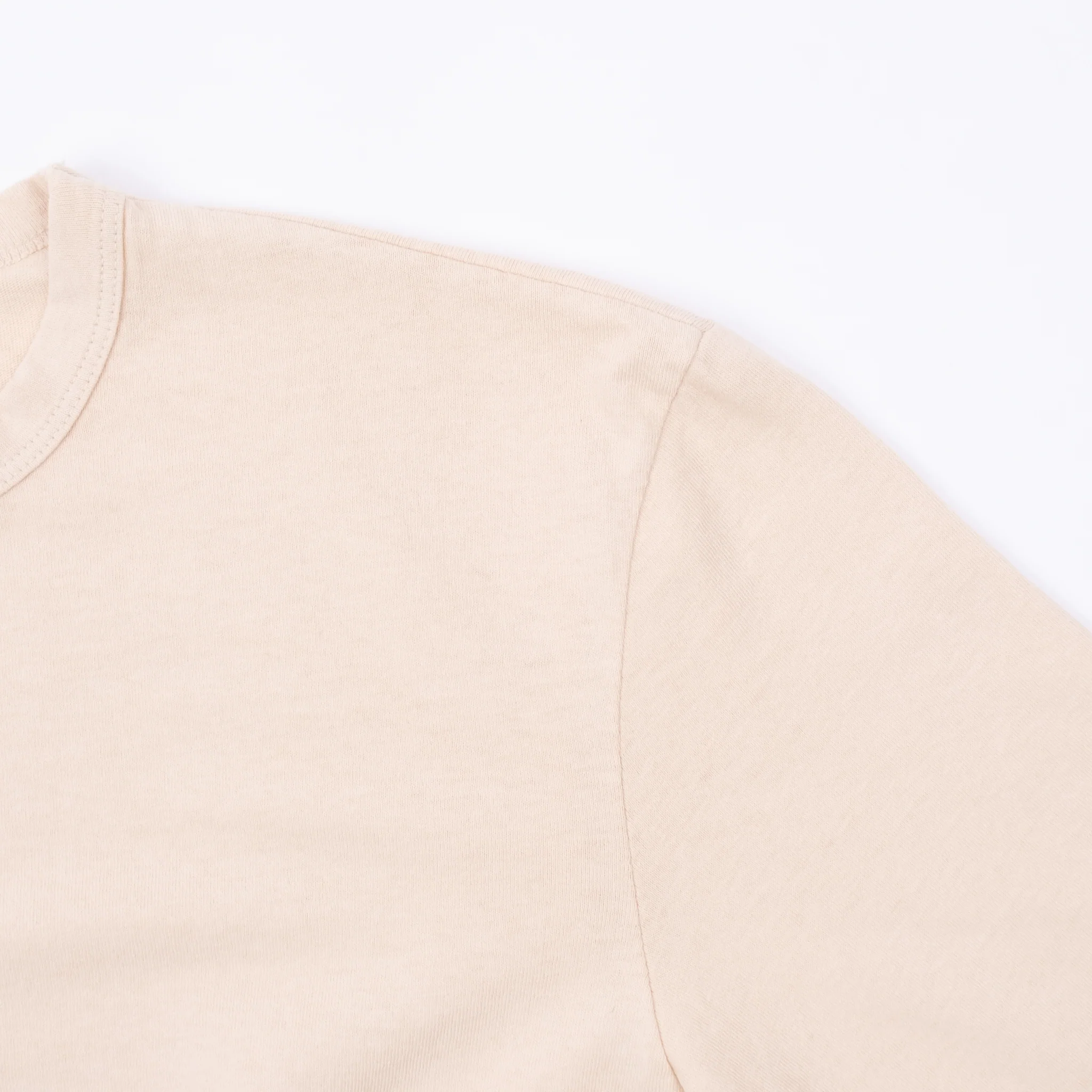 9 Ounce T-Shirt L/S <span> Cream </span> - Image 3