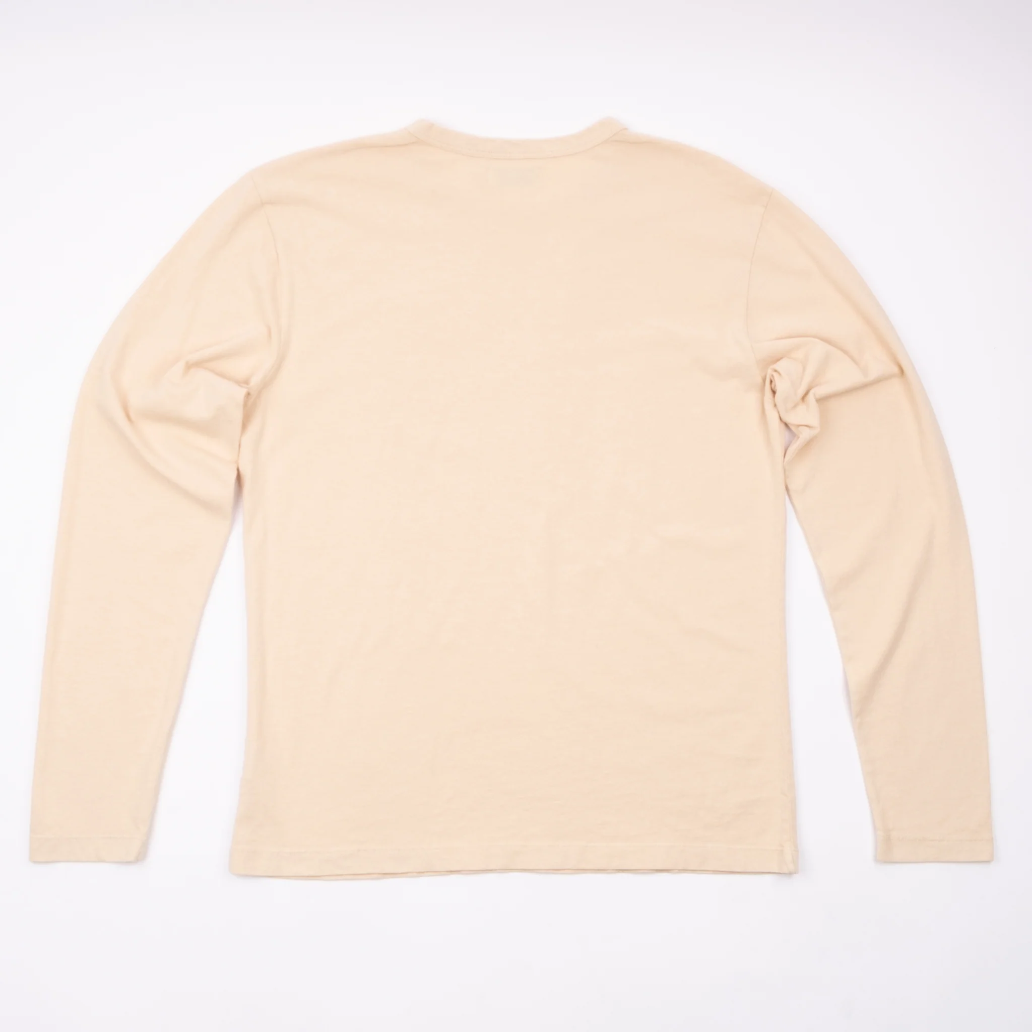 9 Ounce T-Shirt L/S <span> Cream </span> - Image 5