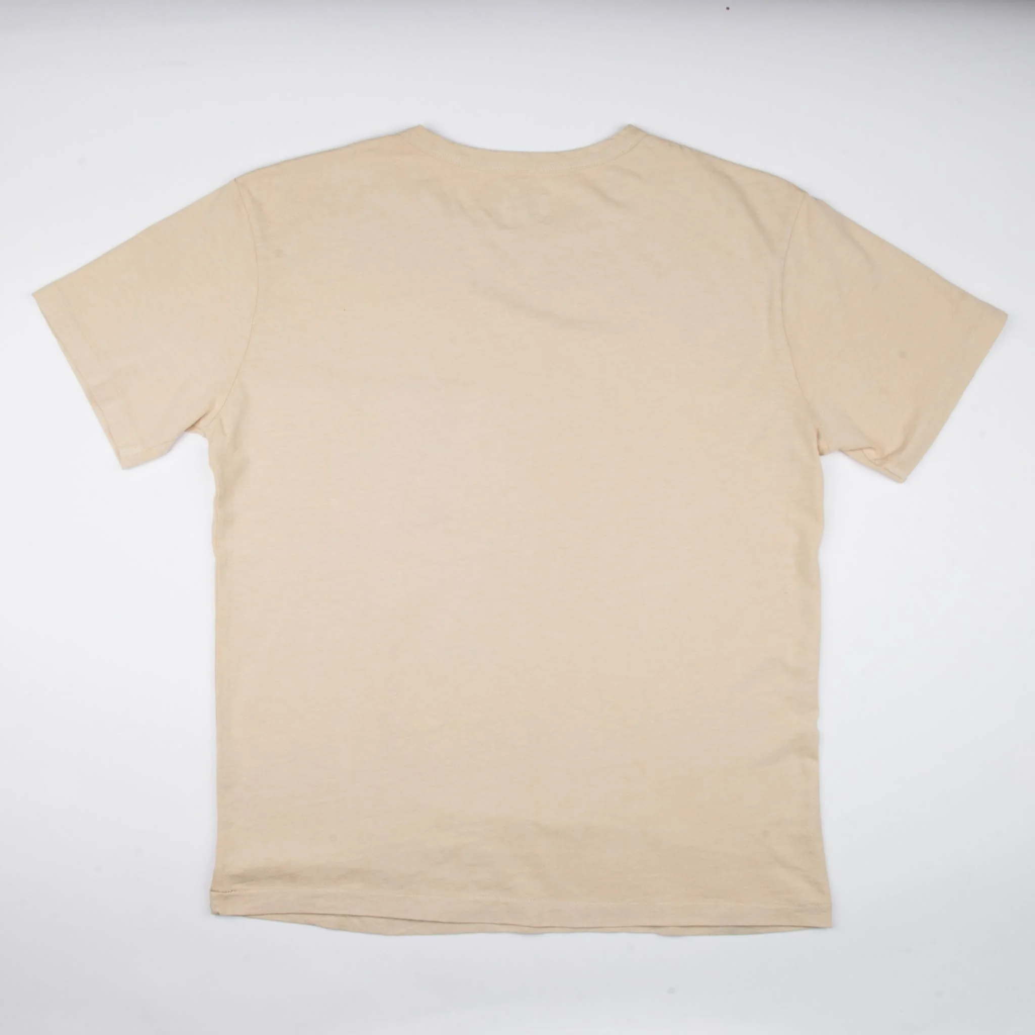 9 Ounce Pocket T-Shirt <span> Cream </span> - Image 3