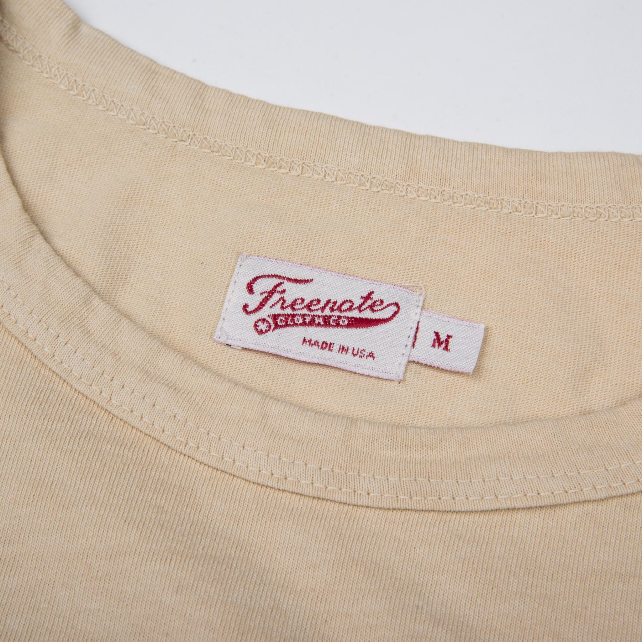 9 Ounce Pocket T-Shirt <span> Cream </span> - Image 4