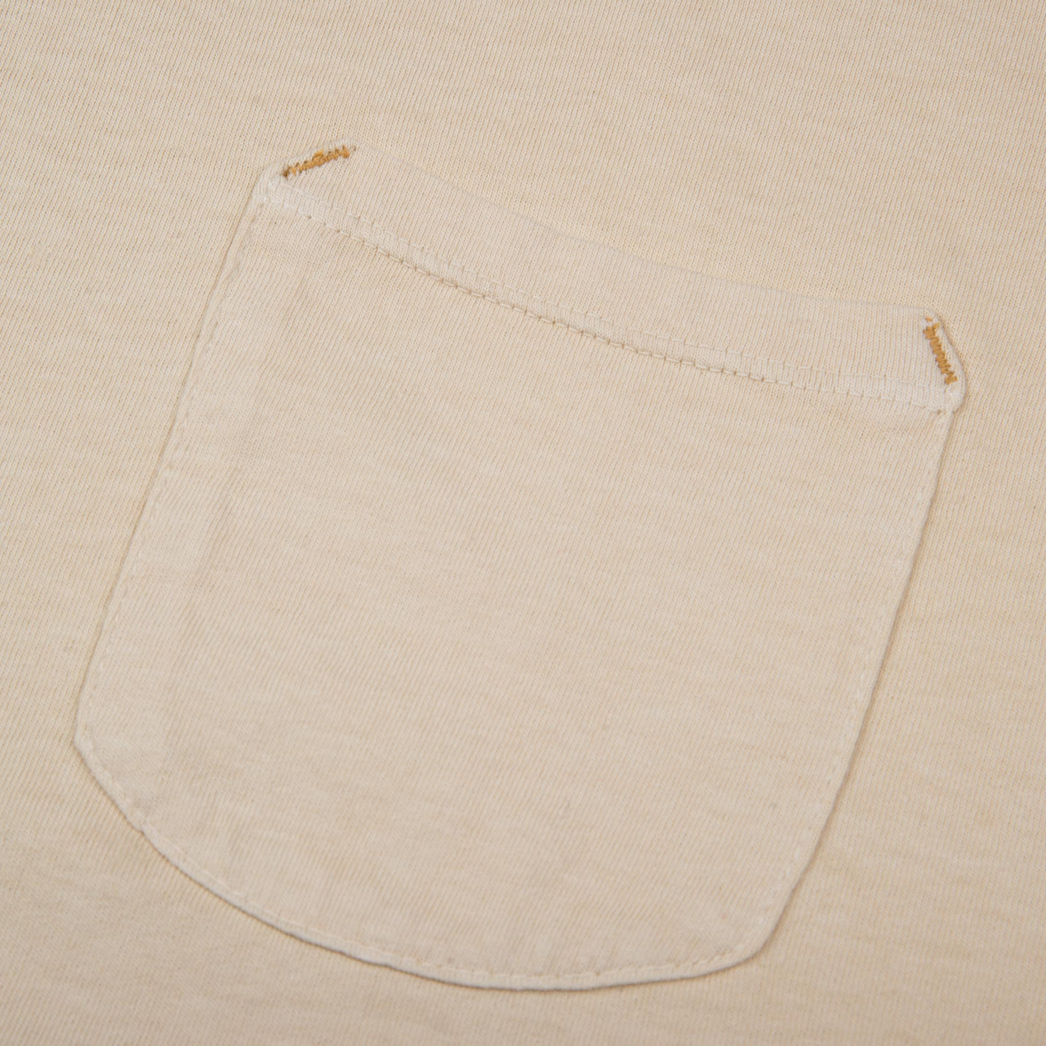 9 Ounce Pocket T-Shirt <span> Cream </span> - Image 6