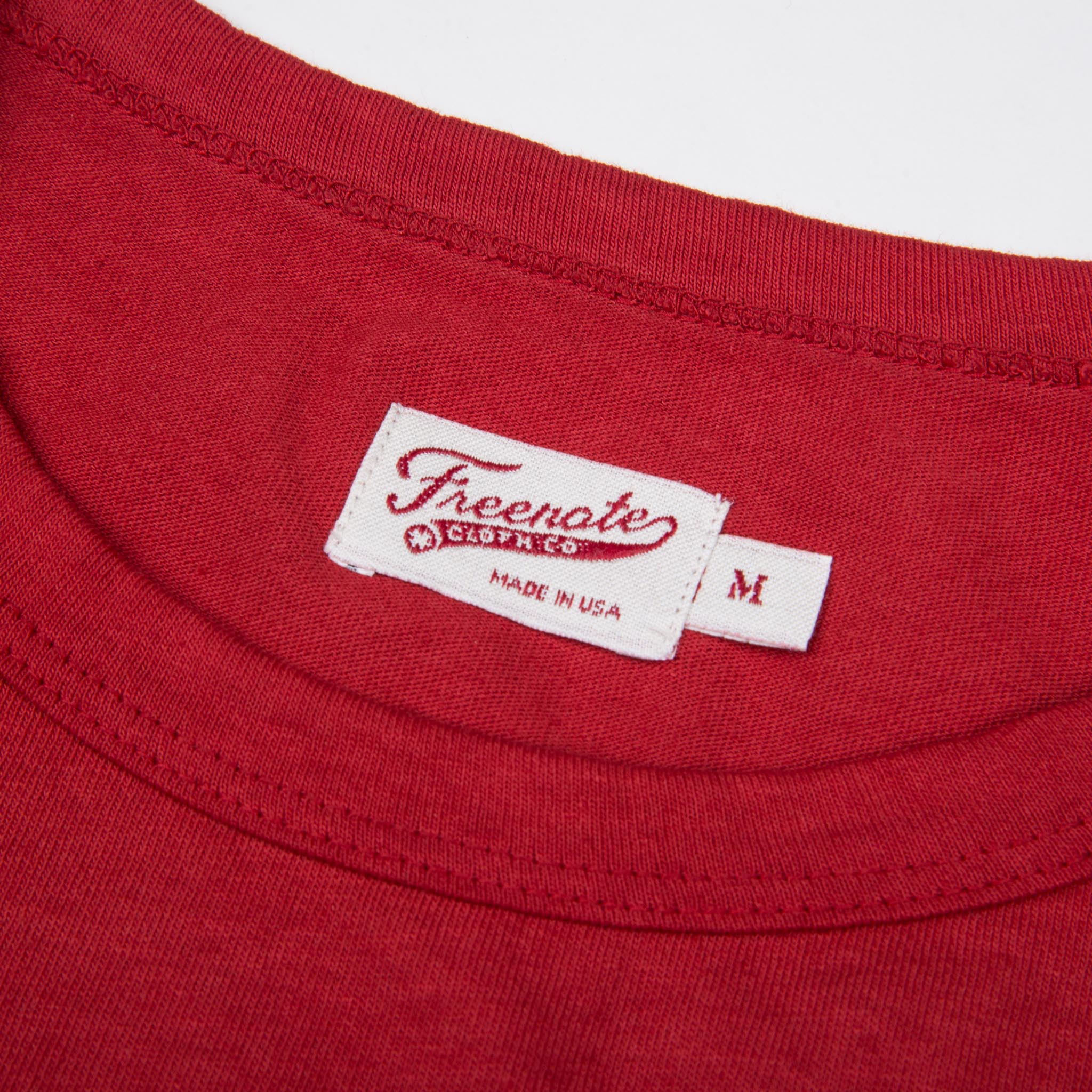 9 Ounce Pocket T-Shirt <span> Red </span> - Image 4