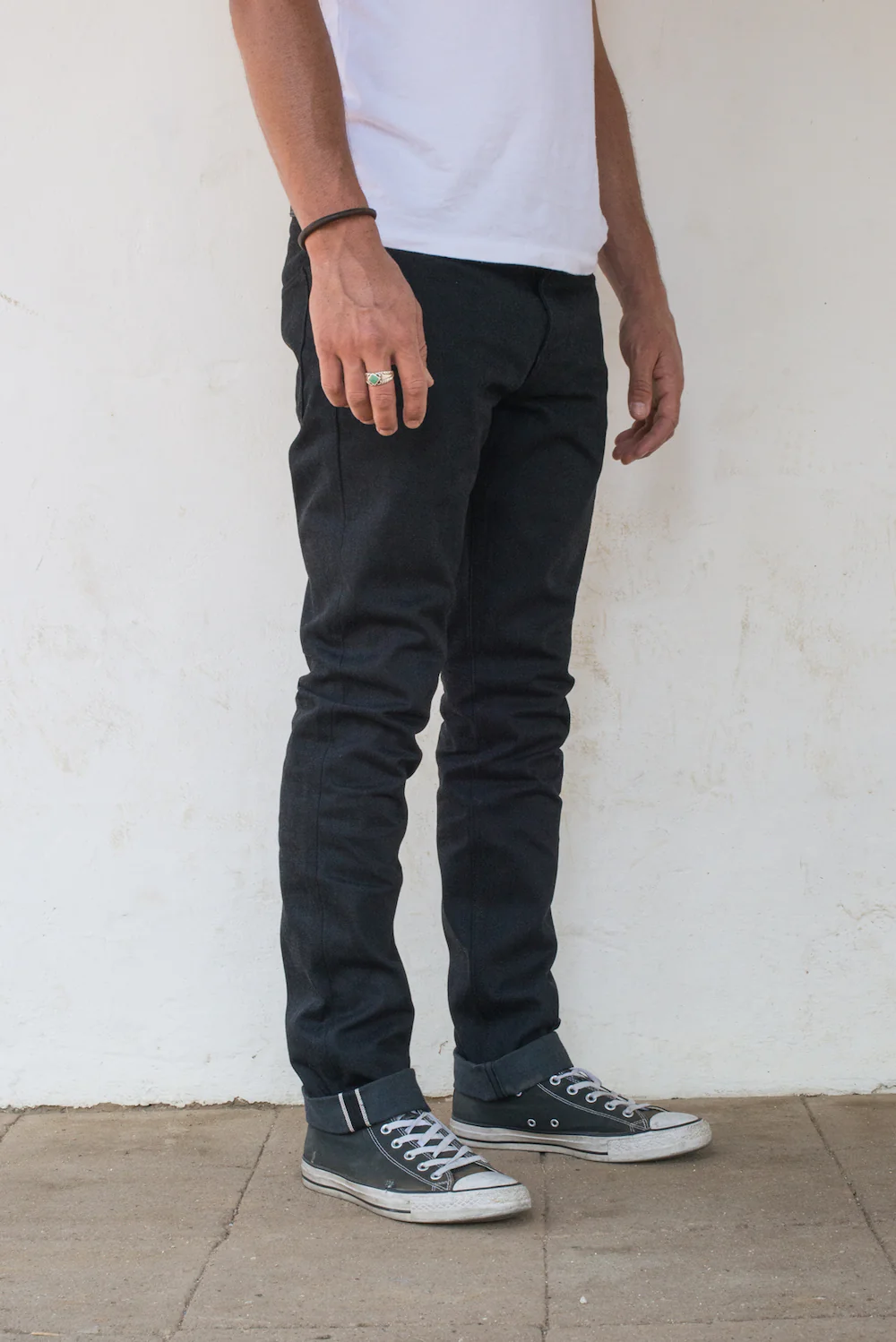 Avila Slim Taper Raw 14.25 Ounce Black Grey - Image 3