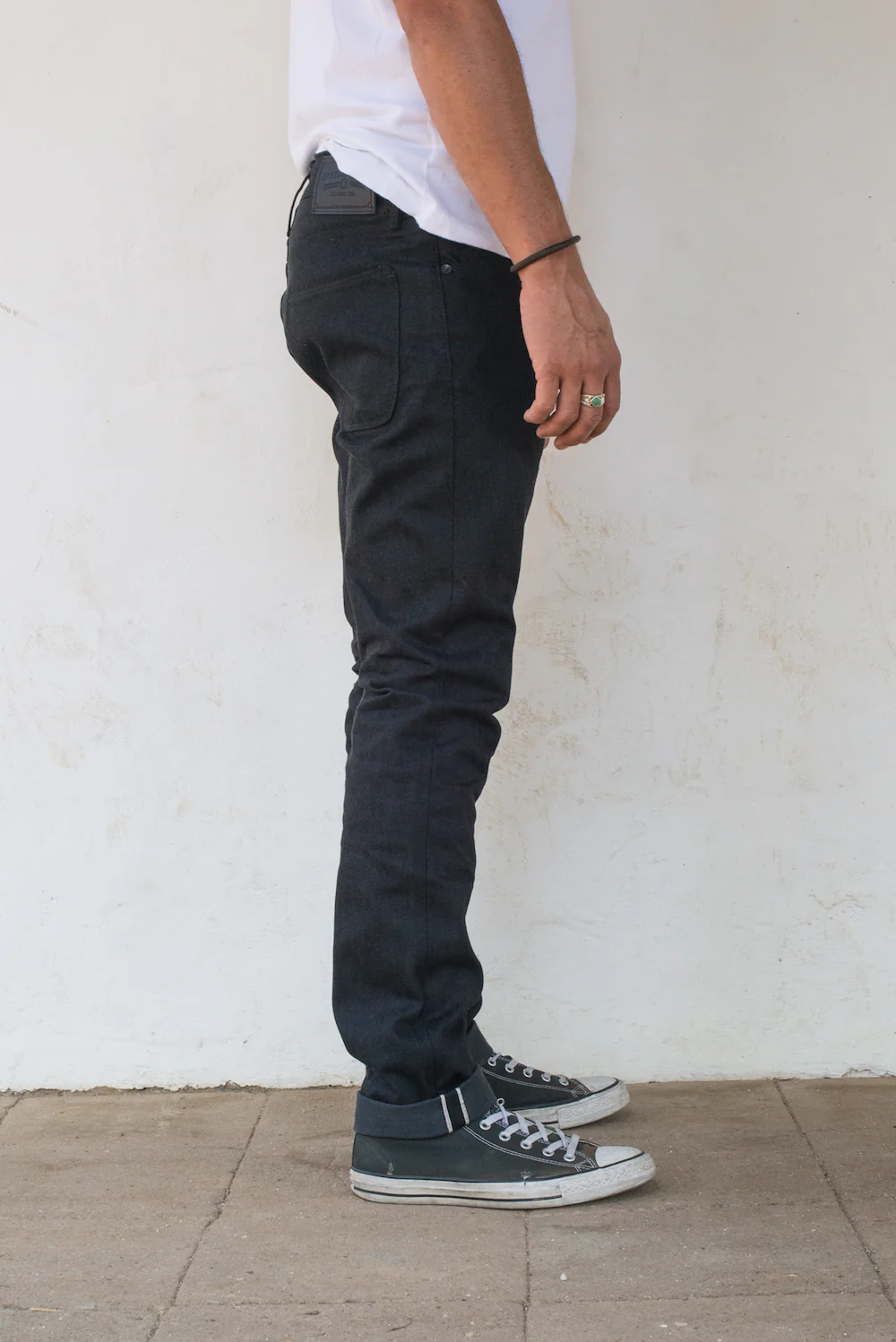 Avila Slim Taper Raw 14.25 Ounce Black Grey - Image 4