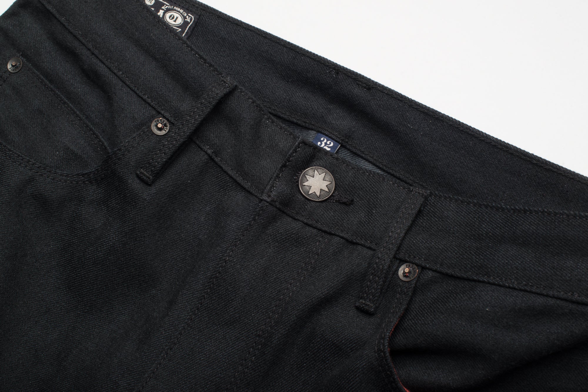 Avila Slim Taper Raw 14.25 Ounce Black Grey - Image 6