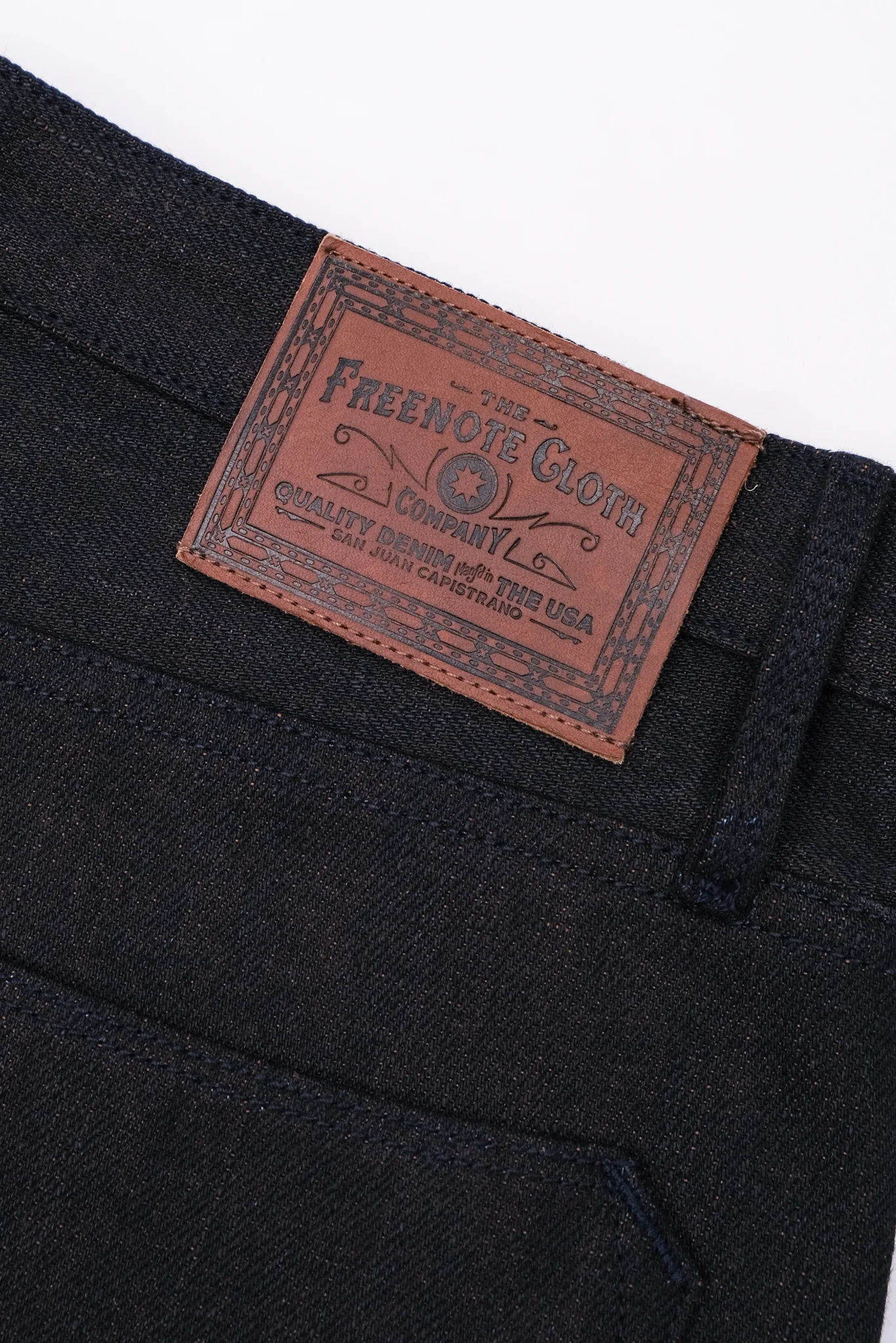 Avila Slim Taper <span> 16 ounce Indigo Brown Denim</span> - Image 7