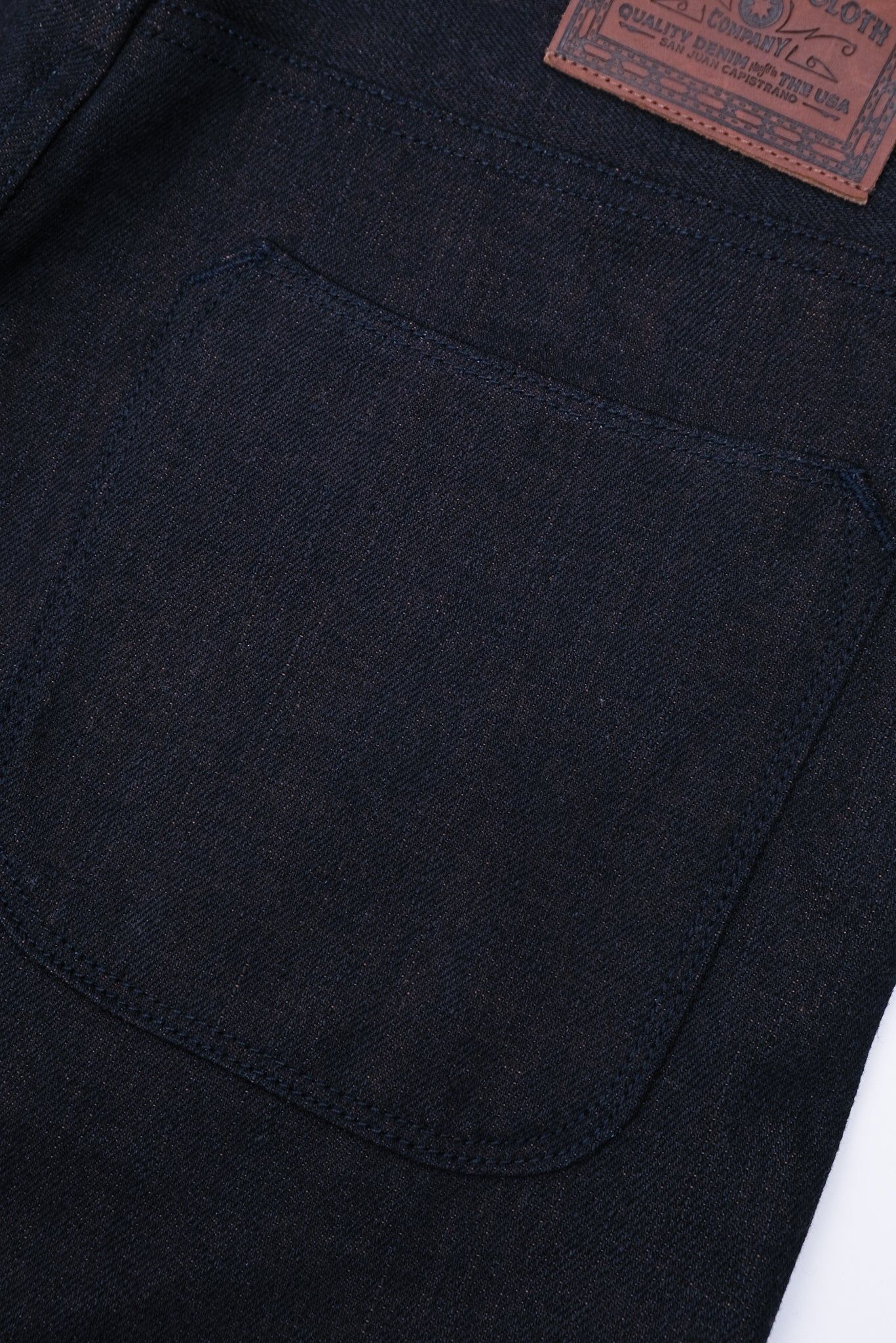 Avila Slim Taper <span> 16 ounce Indigo Brown Denim</span> - Image 8