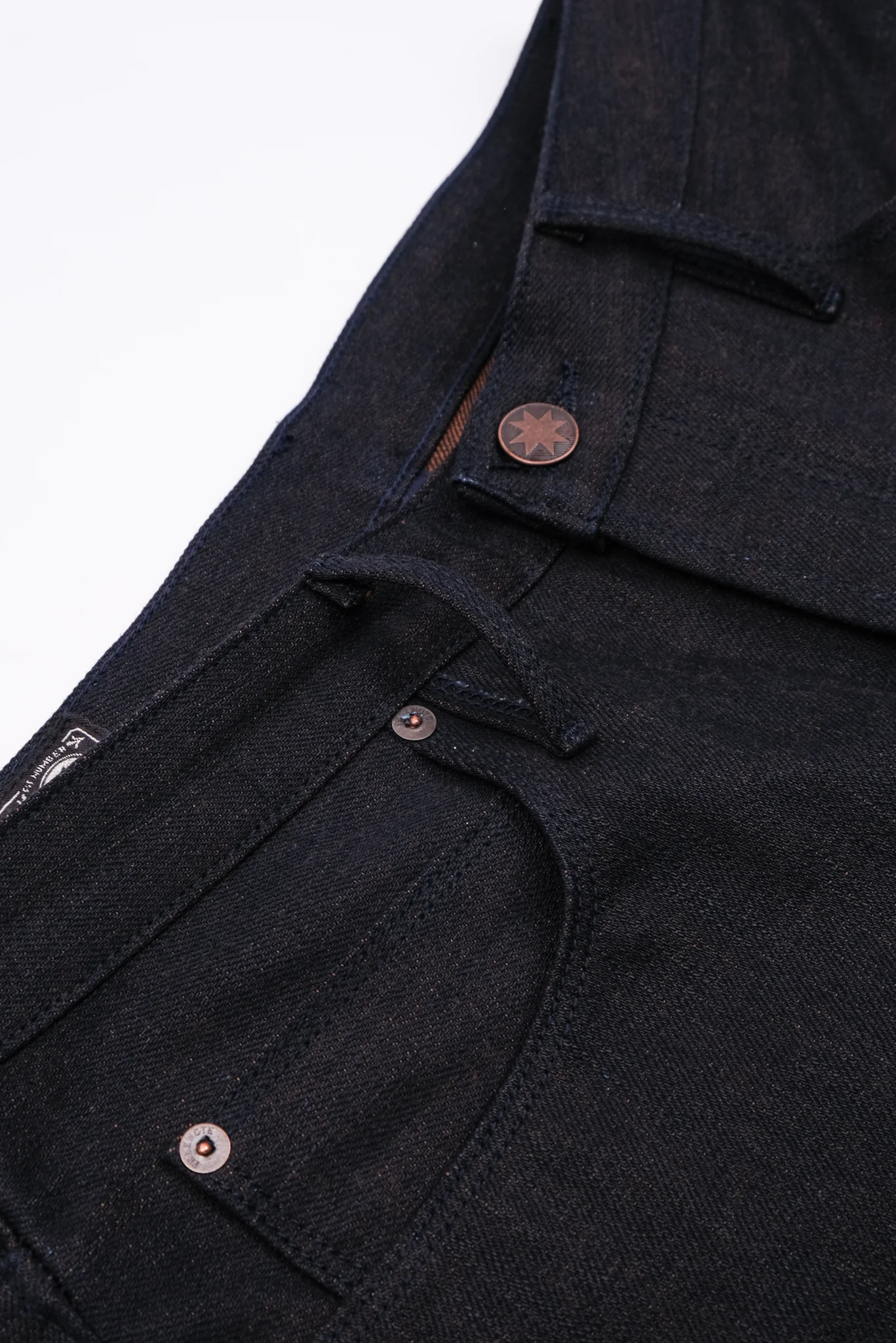 Avila Slim Taper <span> 16 ounce Indigo Brown Denim</span> - Image 9