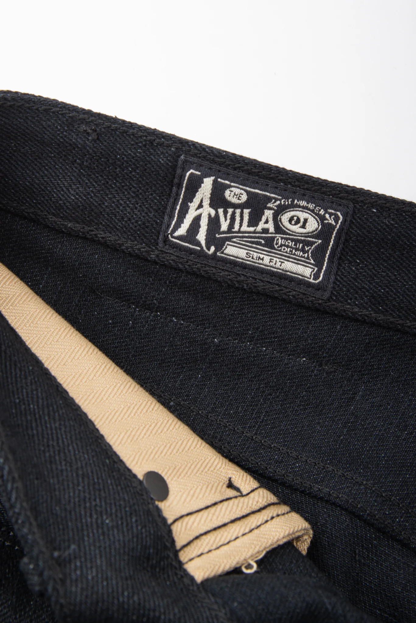 Avila Slim Taper <span> 17 ounce Black Denim</span> - Image 10