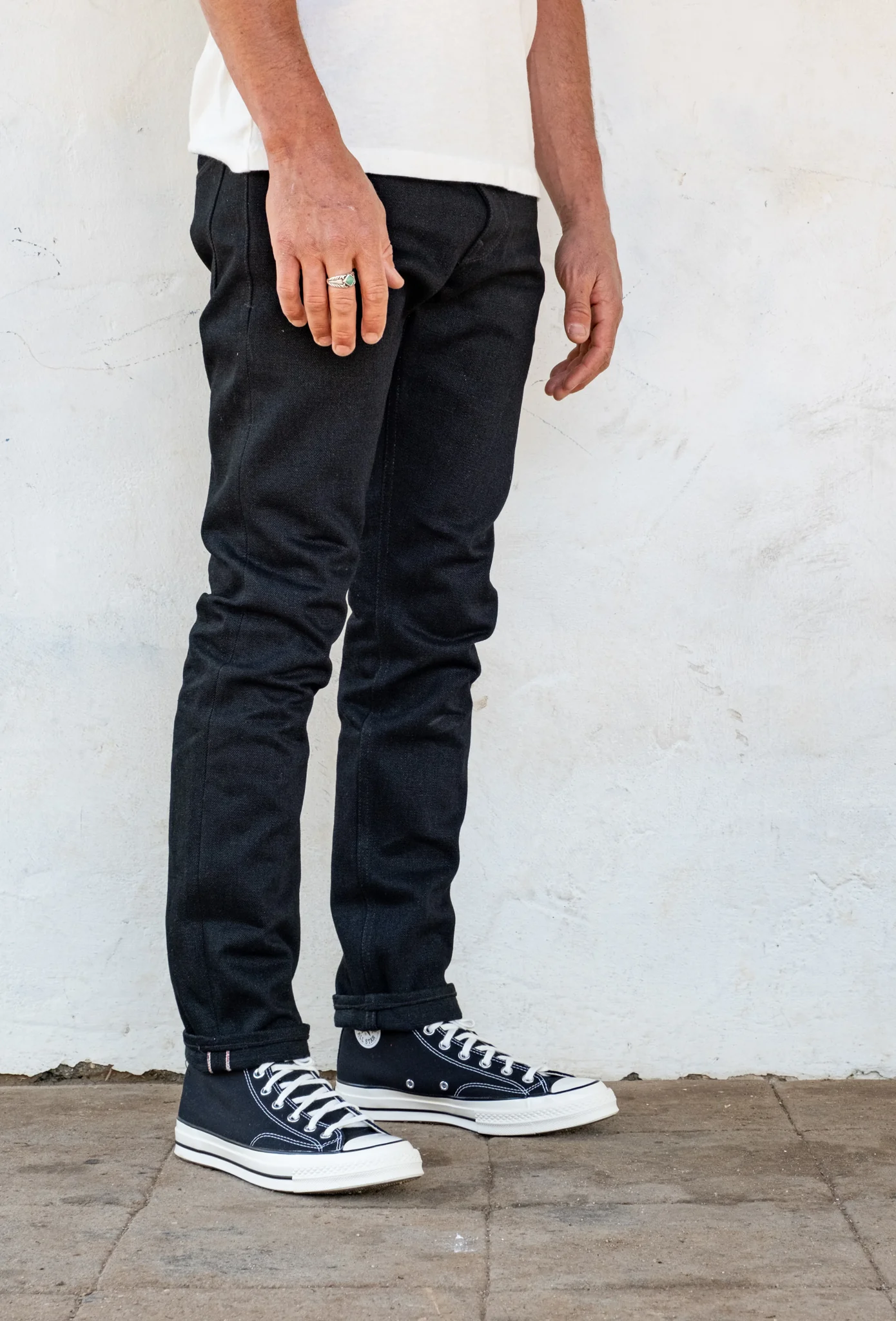 Avila Slim Taper <span> 17 ounce Black Denim</span> - Image 3