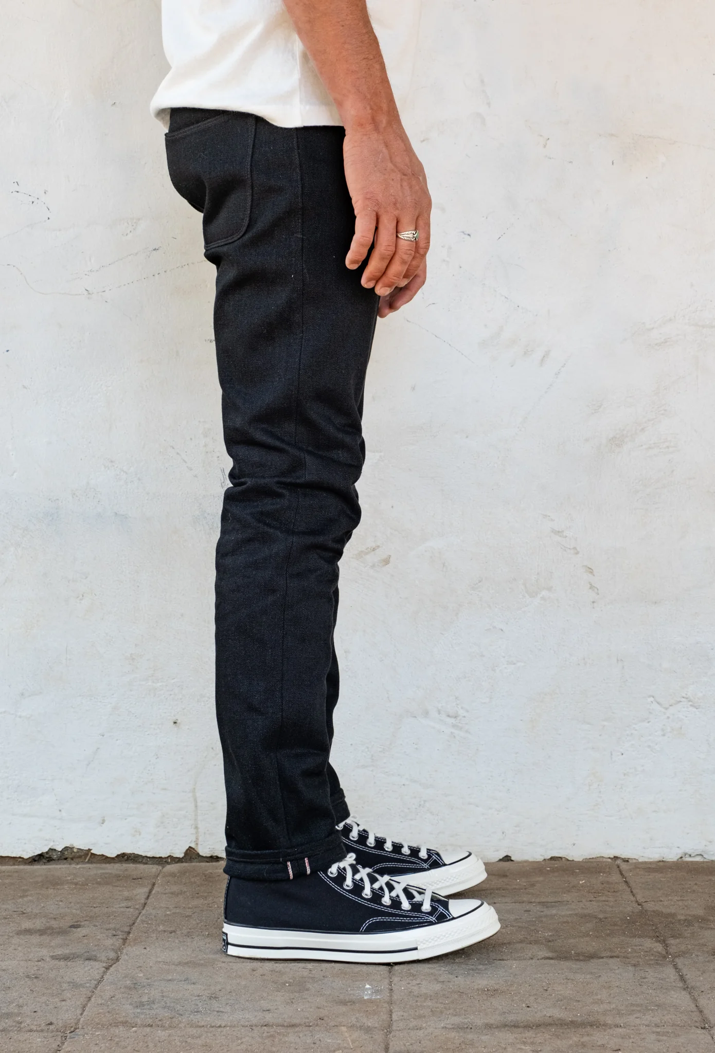 Avila Slim Taper <span> 17 ounce Black Denim</span> - Image 4