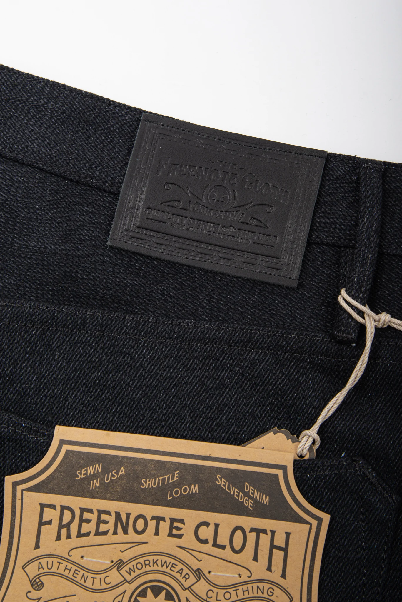 Avila Slim Taper <span> 17 ounce Black Denim</span> - Image 7