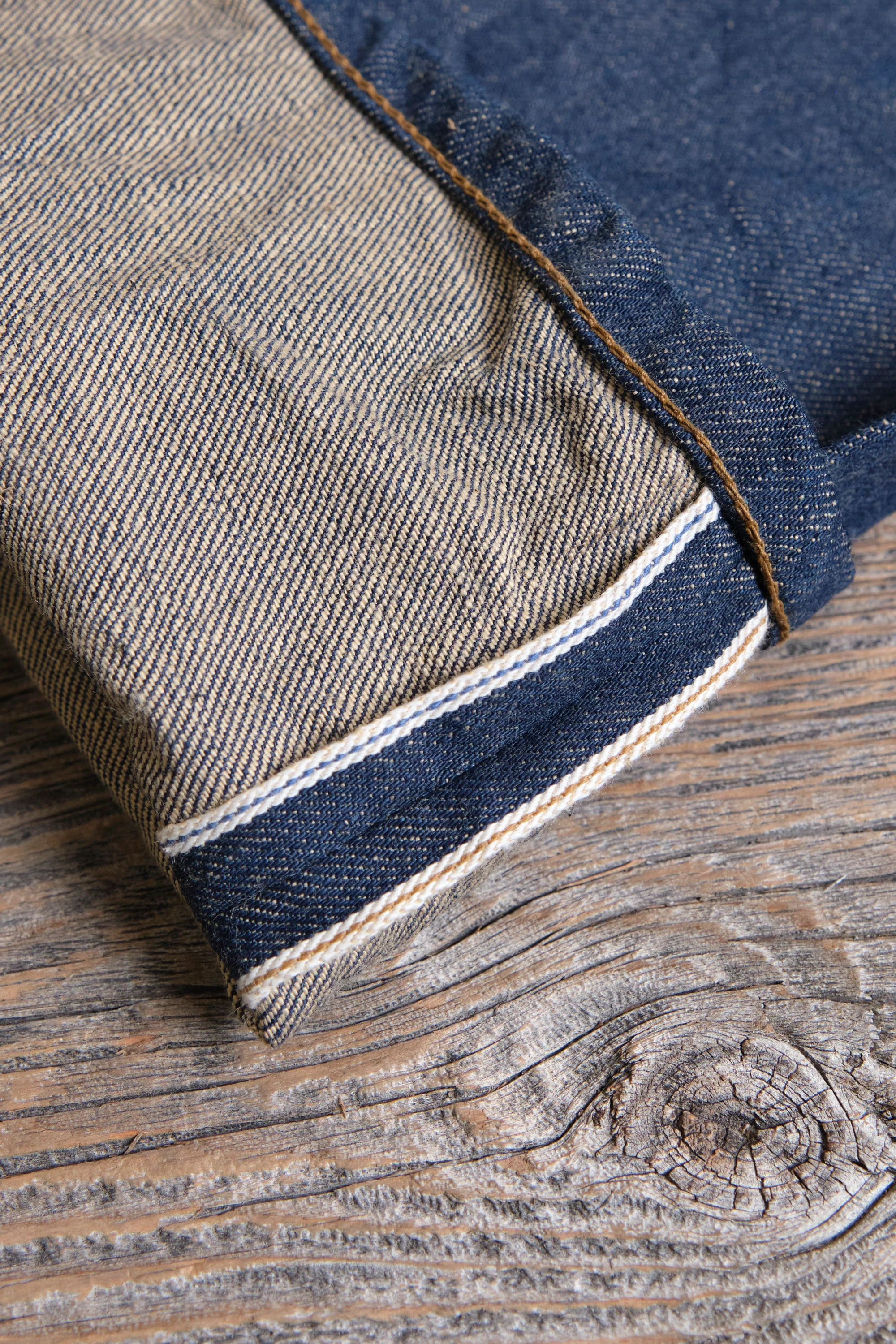 Belford Straight 13 Ounce Natural Rinsed Denim - Image 15