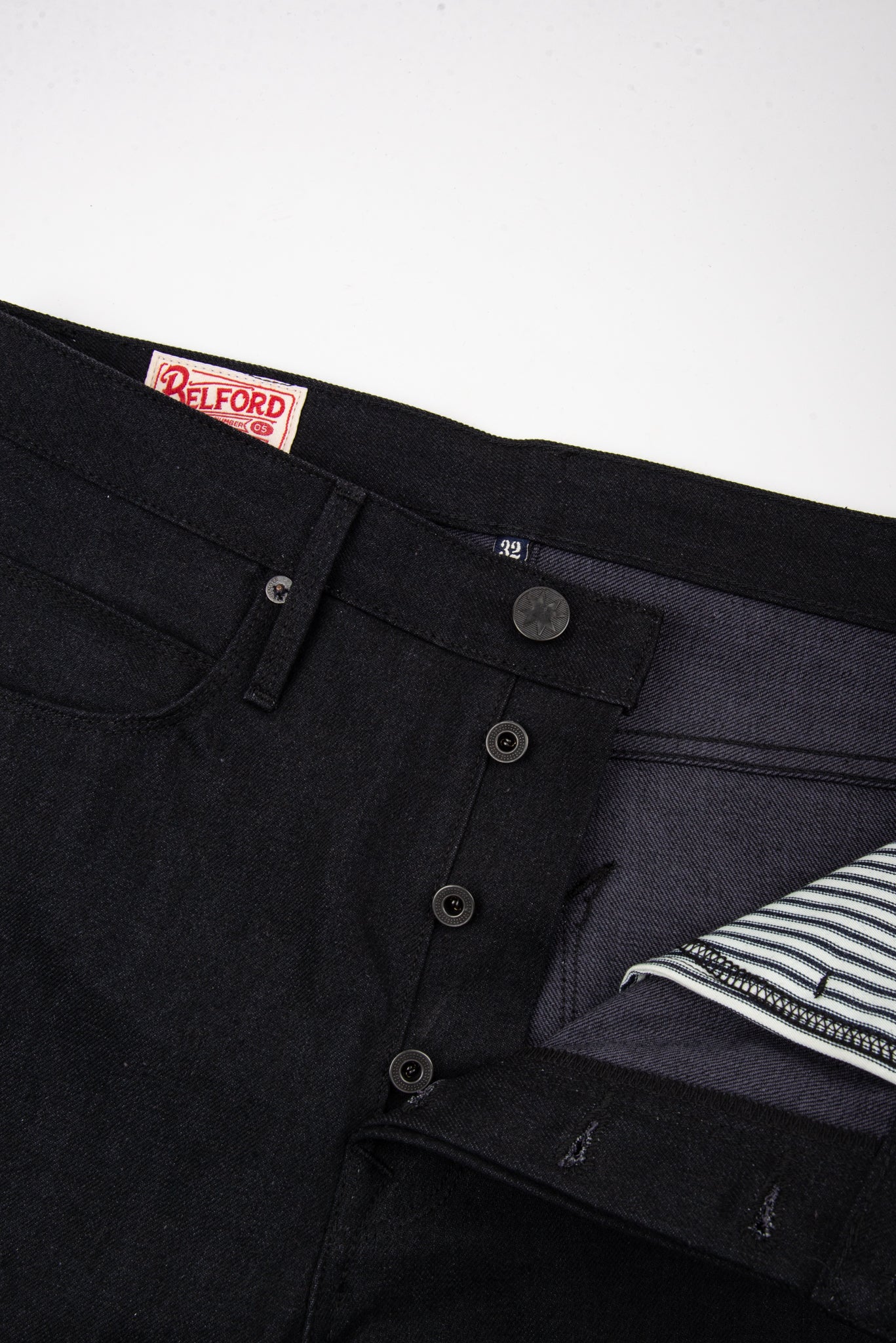 Belford Straight <span>14.25 Ounce Black Grey Denim</span> - Image 10