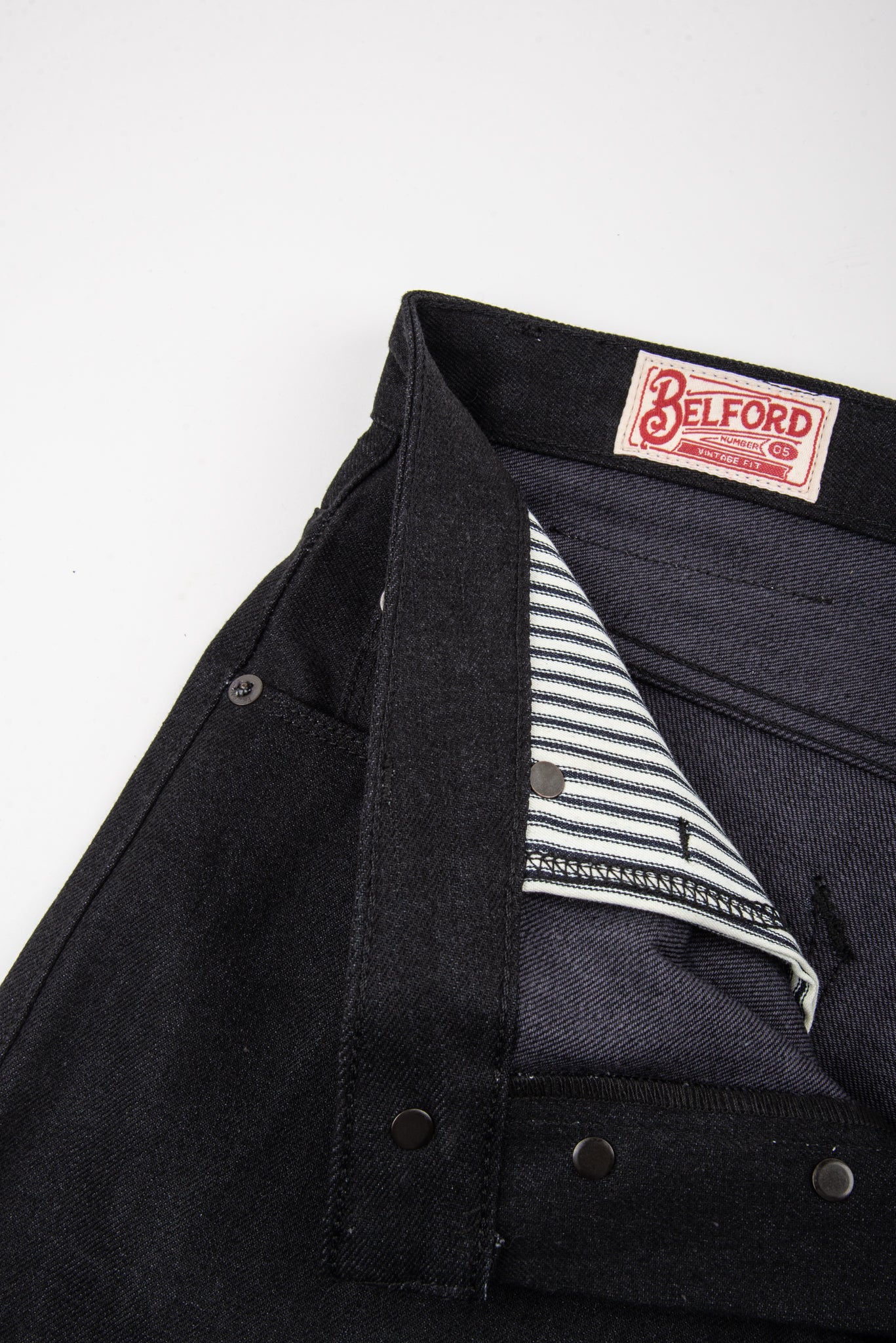 Belford Straight <span>14.25 Ounce Black Grey Denim</span> - Image 11