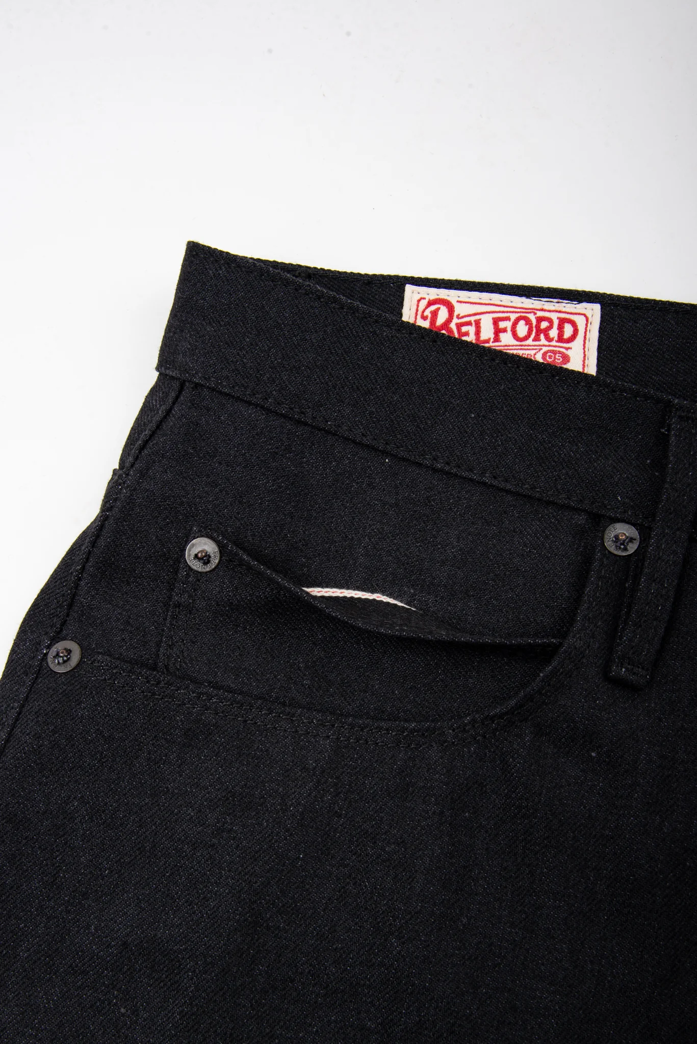 Belford Straight <span>14.25 Ounce Black Grey Denim</span> - Image 9