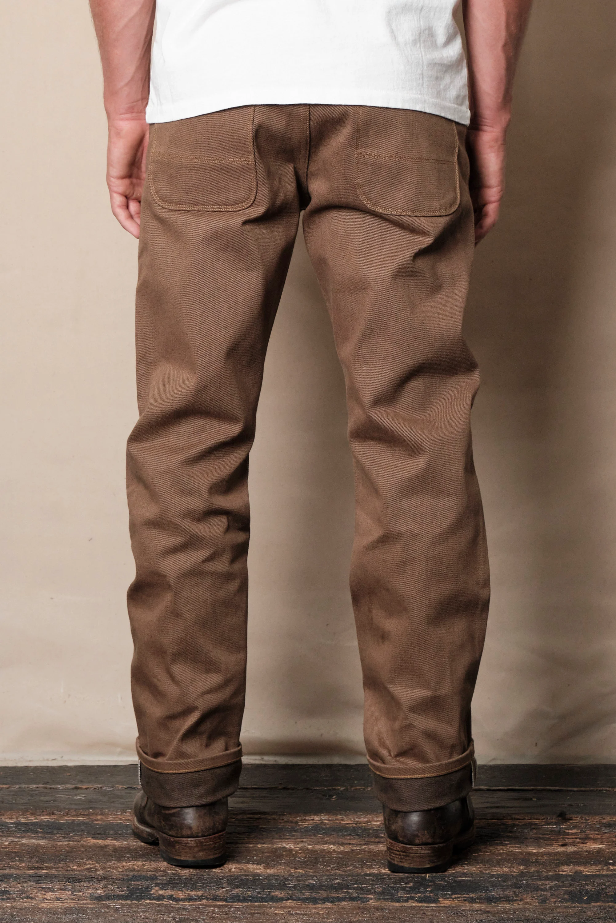 Belford Straight <span>15 ounce Brown Denim</span> - Image 5