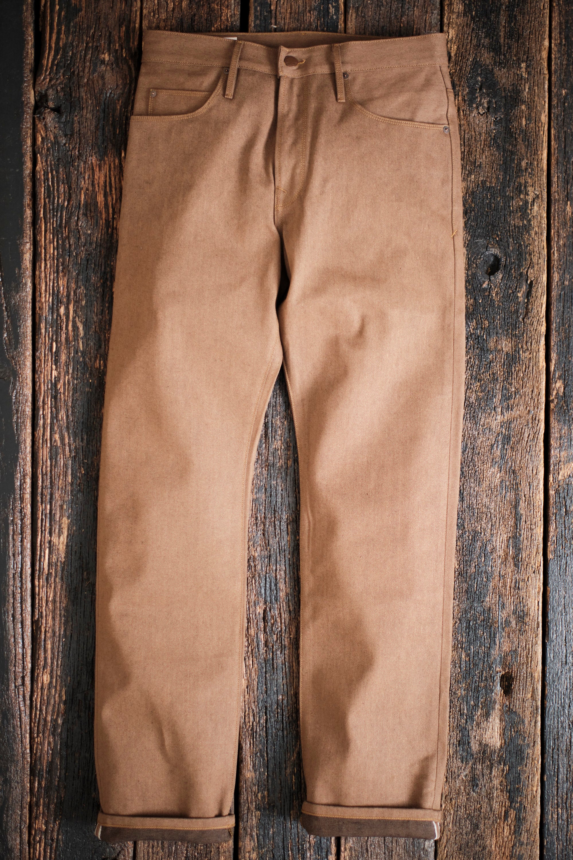 Belford Straight <span>15 ounce Brown Denim</span> - Image 6