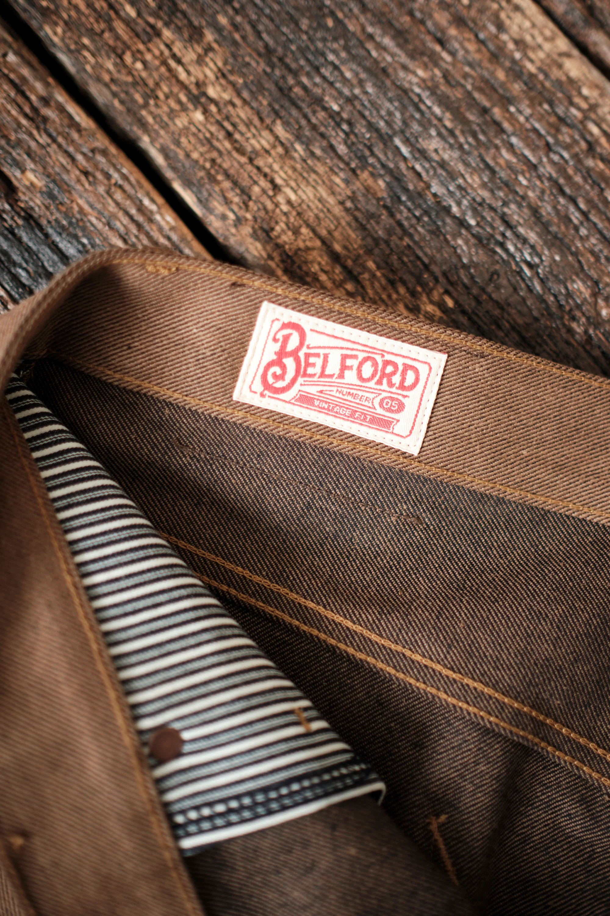 Belford Straight <span>15 ounce Brown Denim</span> - Image 9
