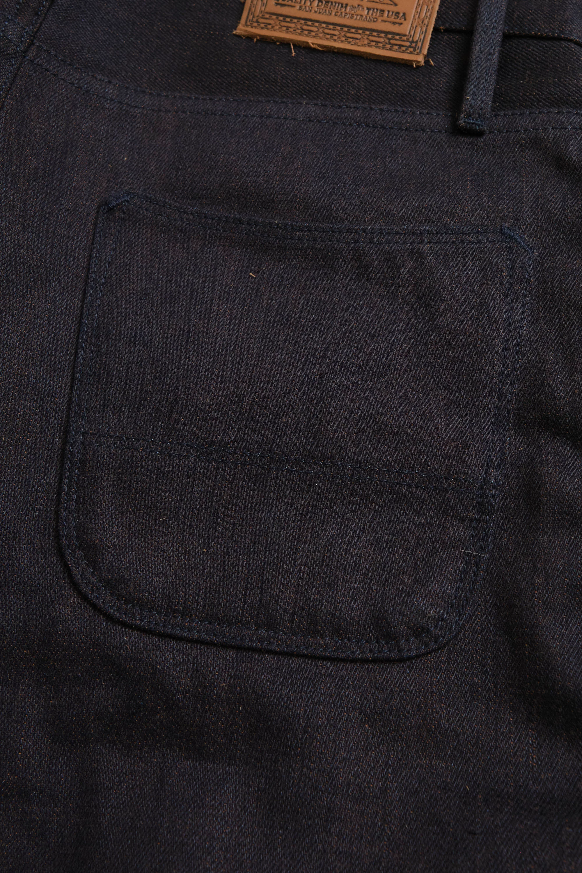 Belford Straight 16 Ounce Indigo Brown Denim - Image 10