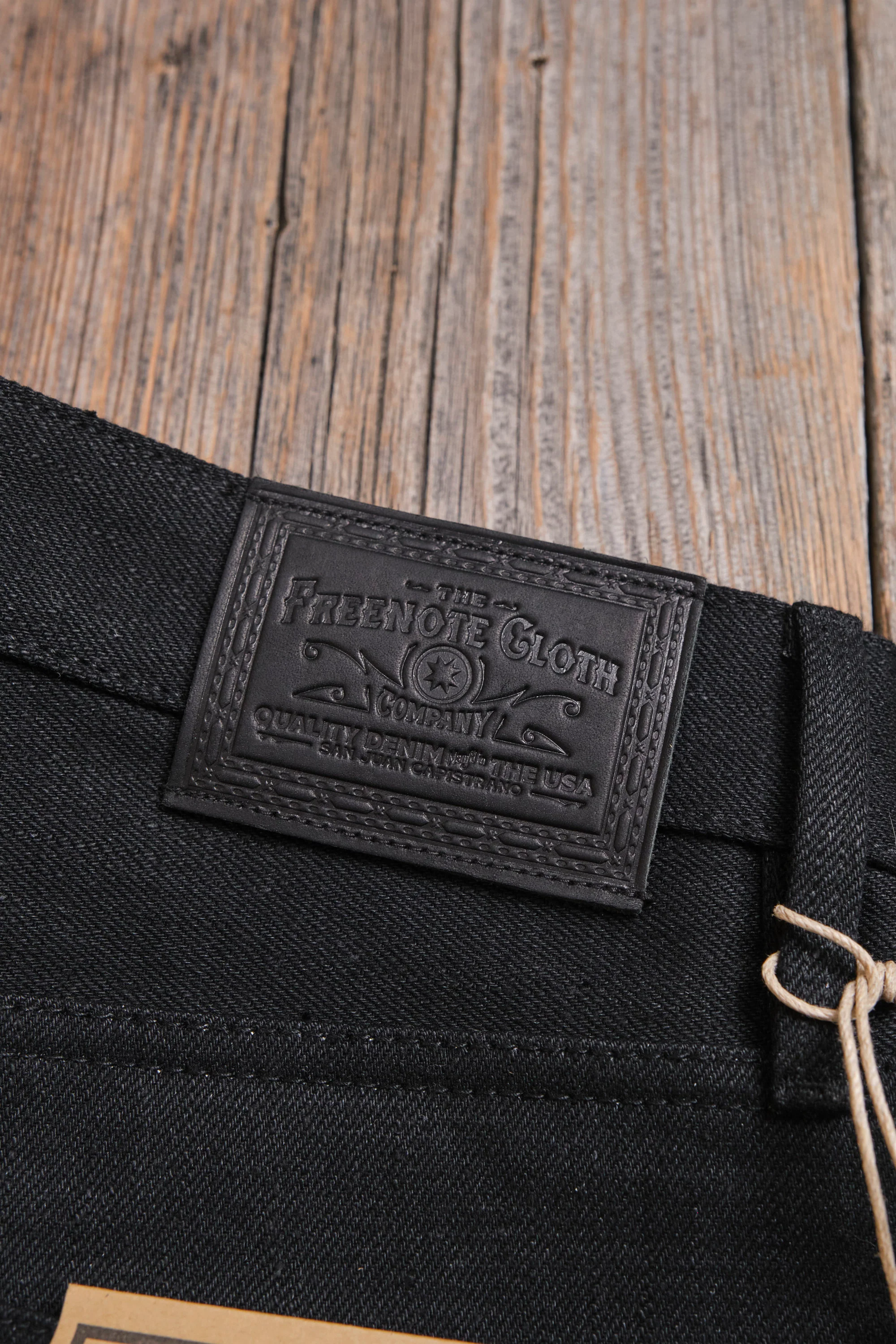 Belford Straight 17 Ounce Black Denim - Image 13