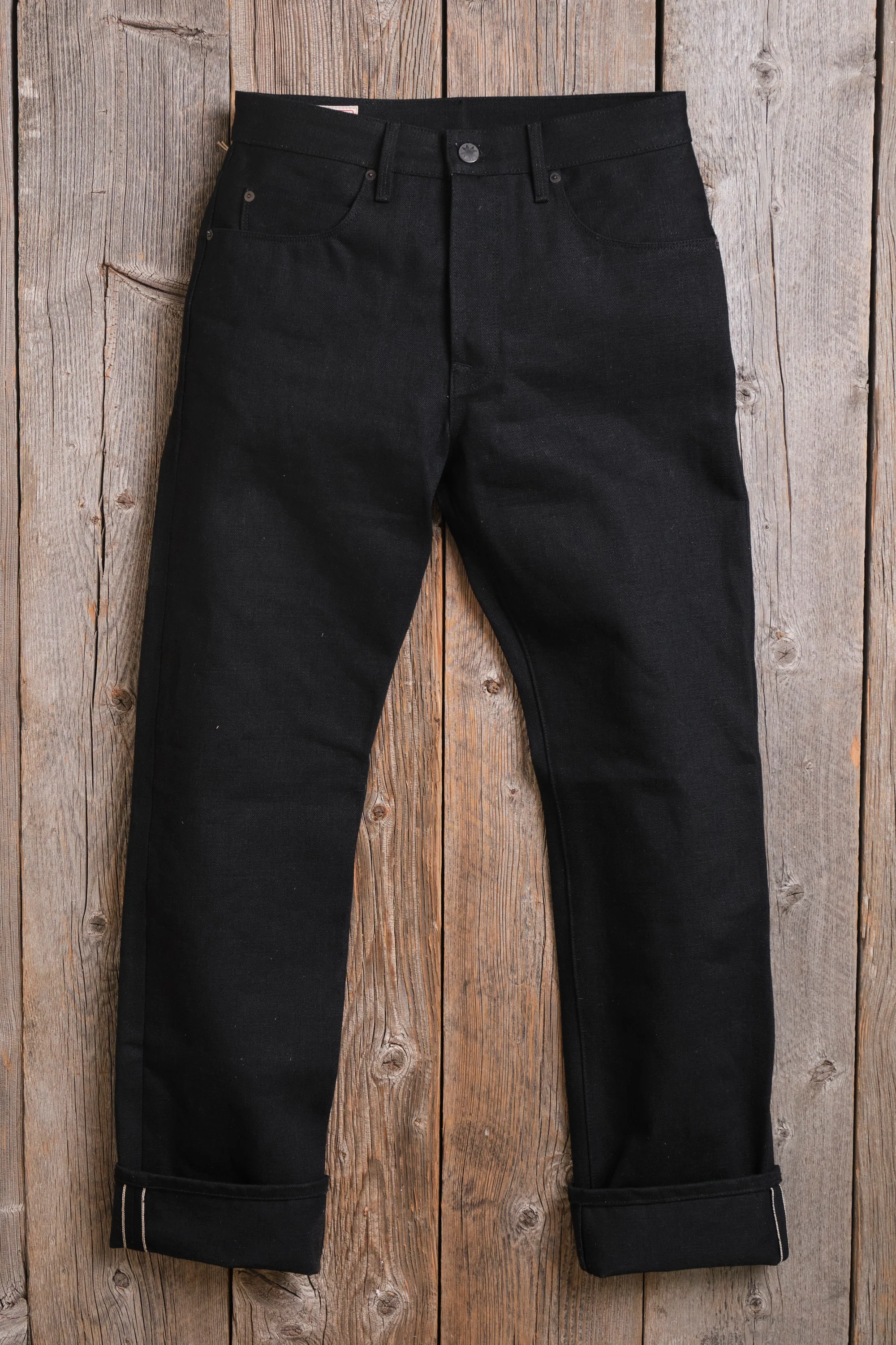 Belford Straight 17 Ounce Black Denim - Image 6