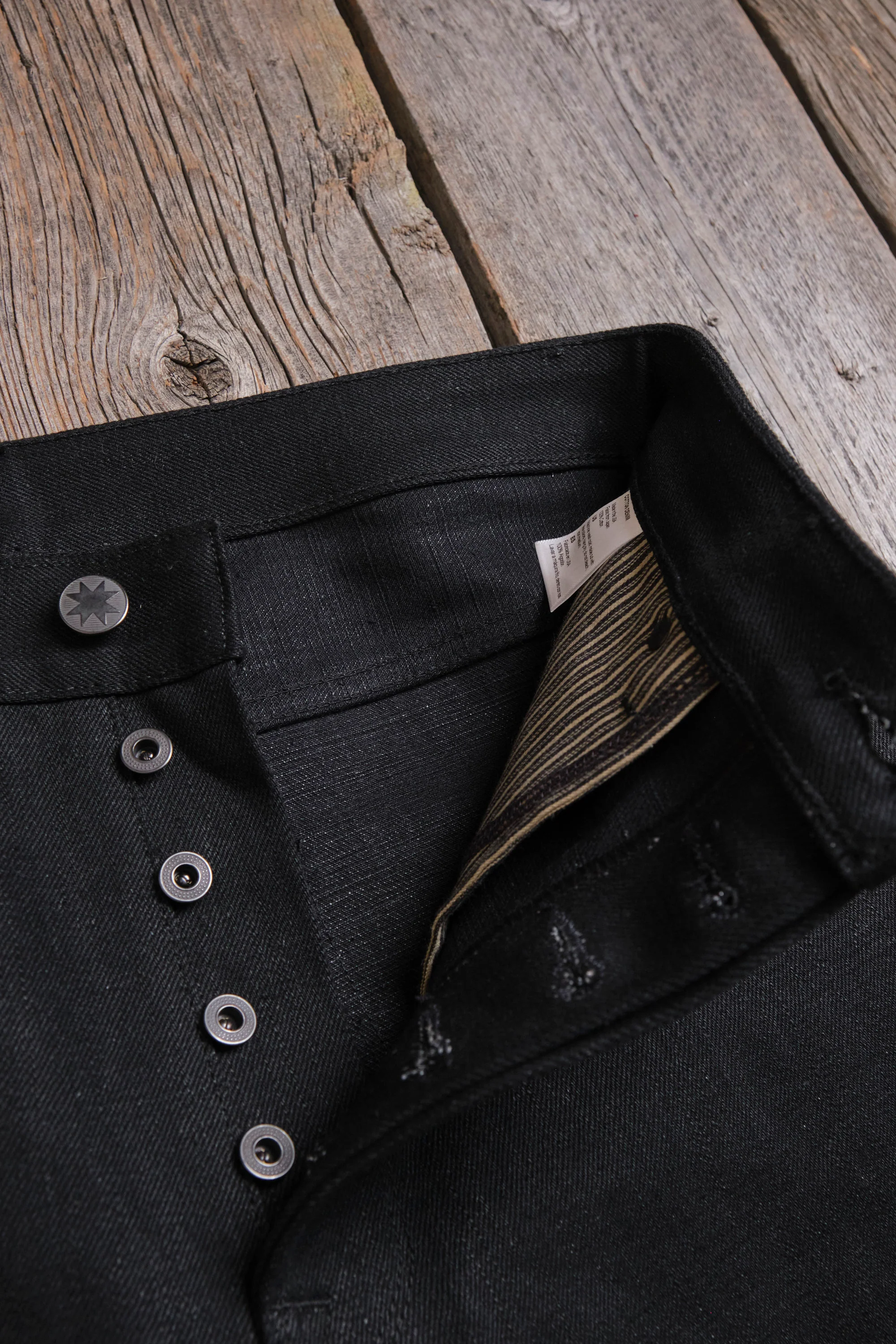 Belford Straight 17 Ounce Black Denim - Image 7