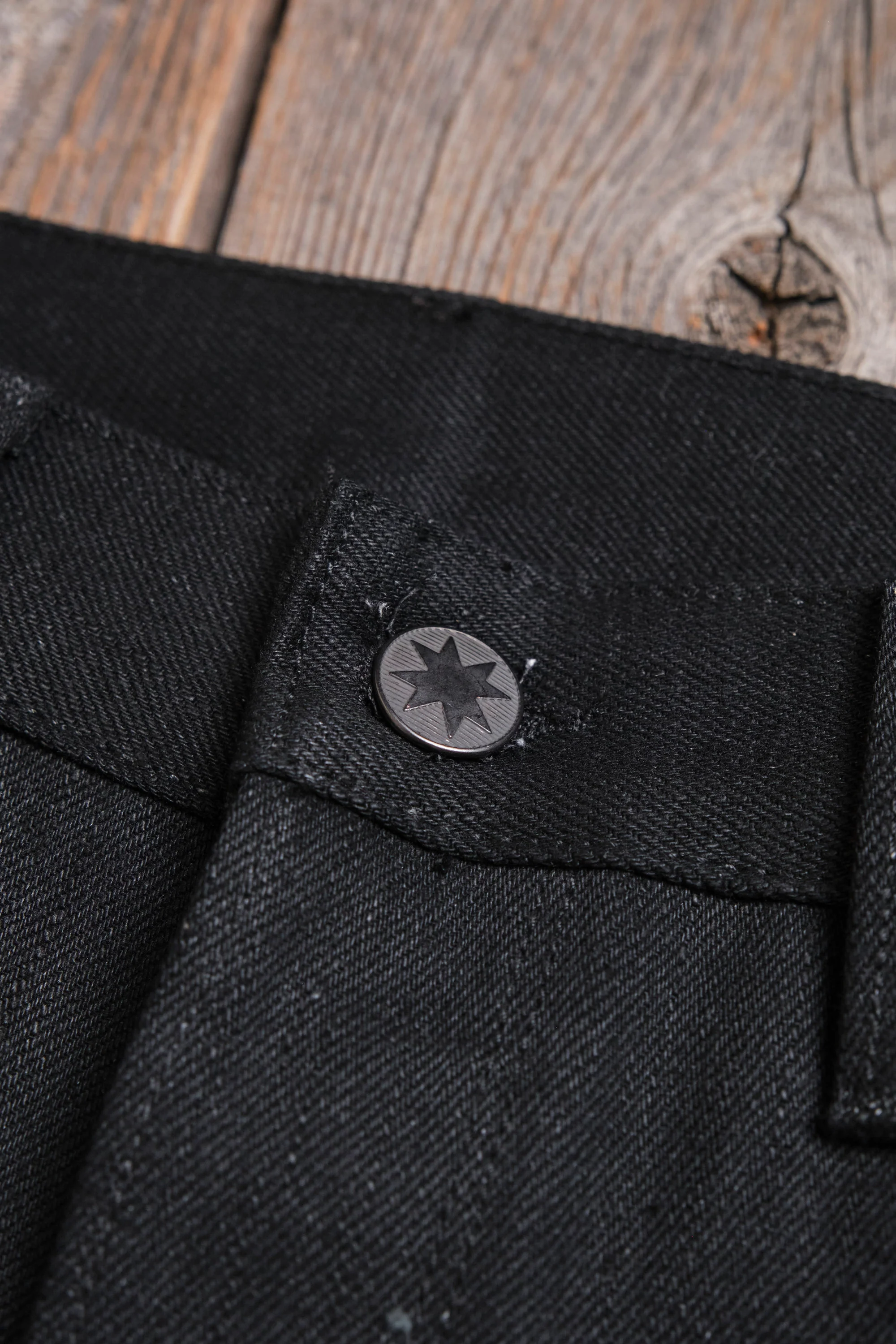 Belford Straight 17 Ounce Black Denim - Image 8