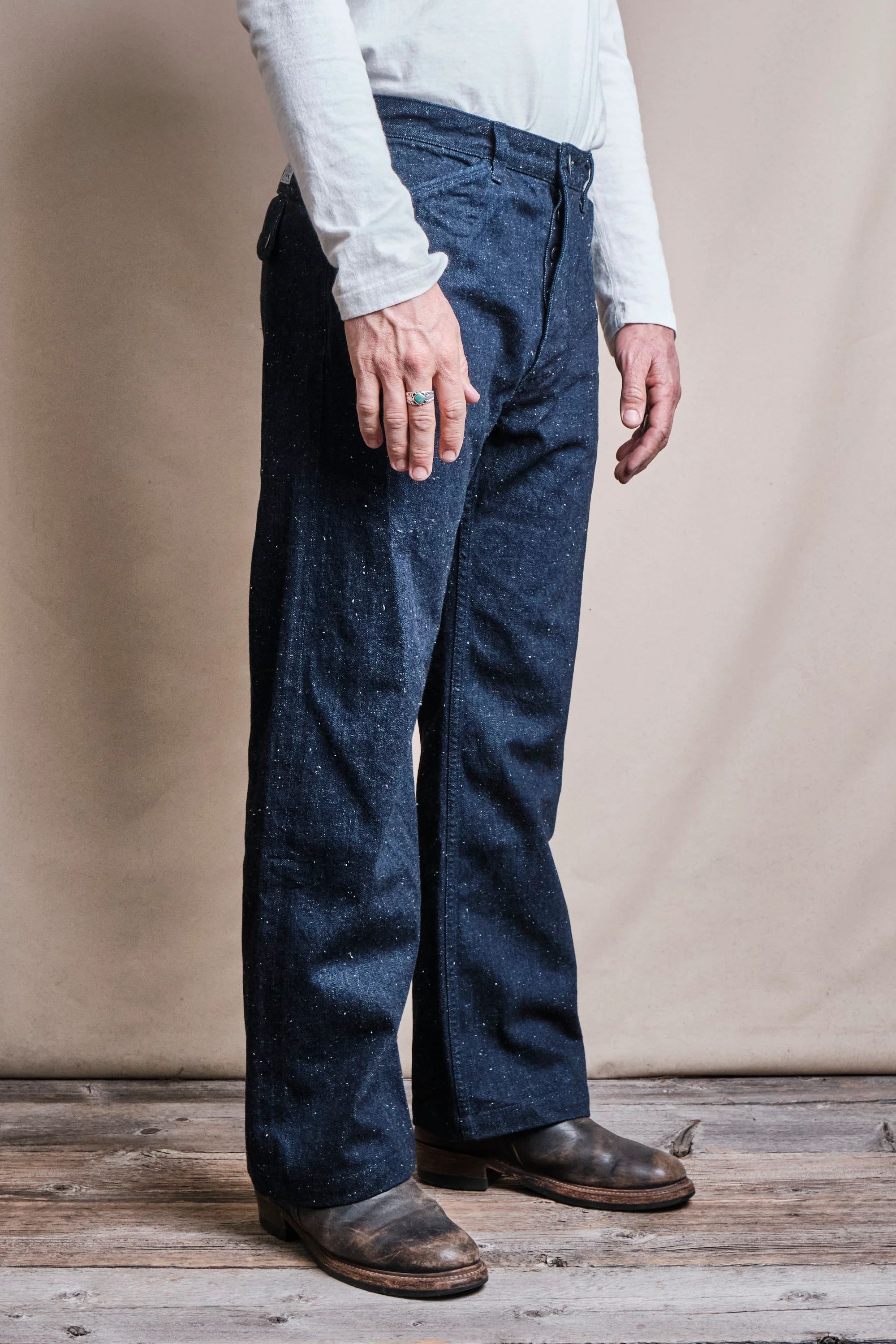 Benton Pant 11 Ounce Fleck Denim - Image 3