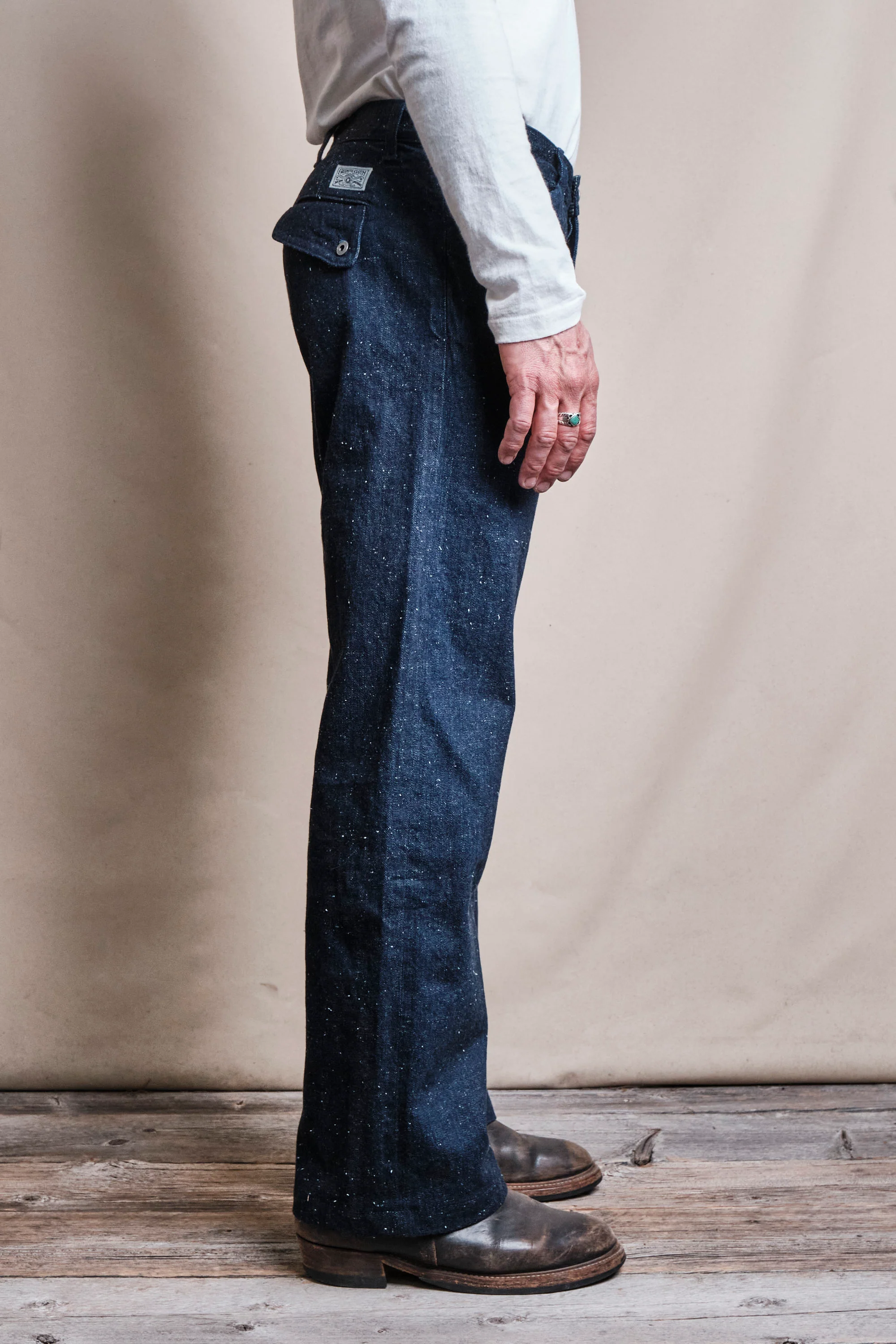 Benton Pant 11 Ounce Fleck Denim - Image 4