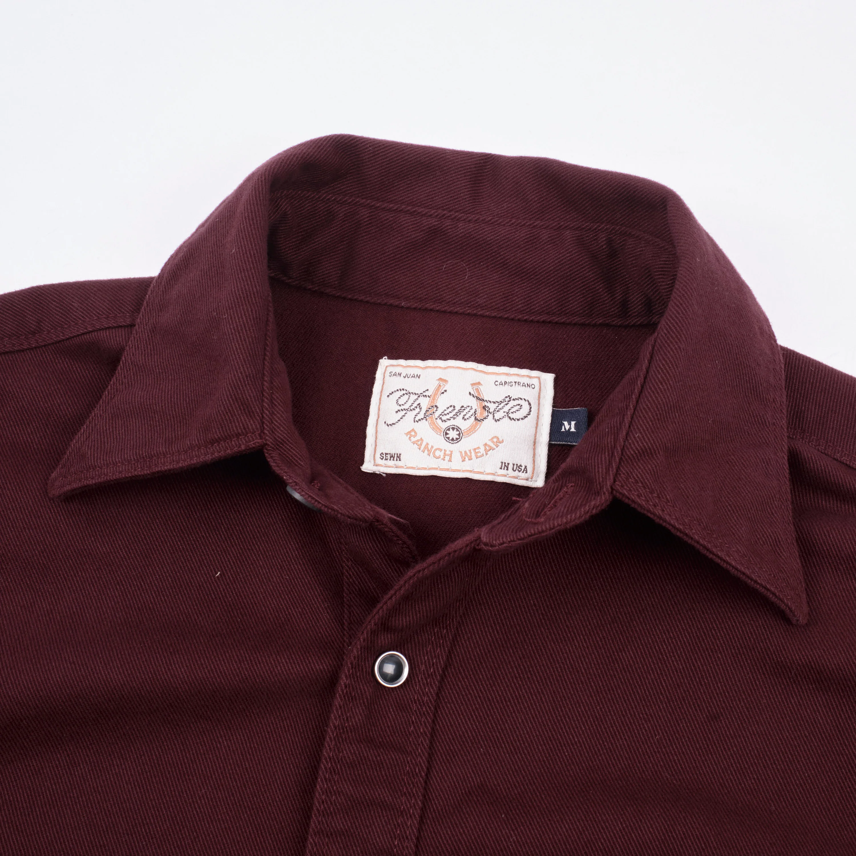 Bodie Burgundy Twill - Image 4