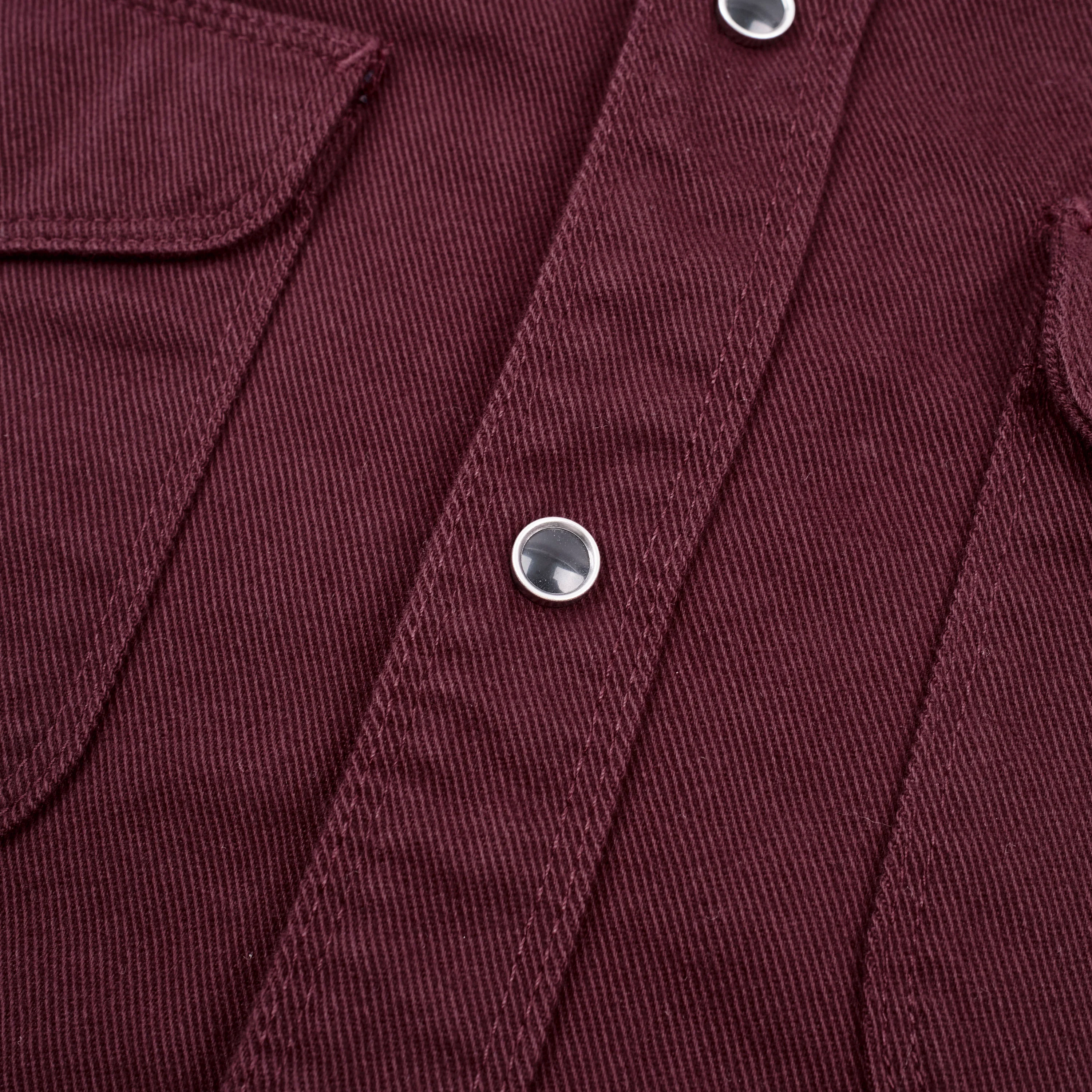 Bodie Burgundy Twill - Image 7