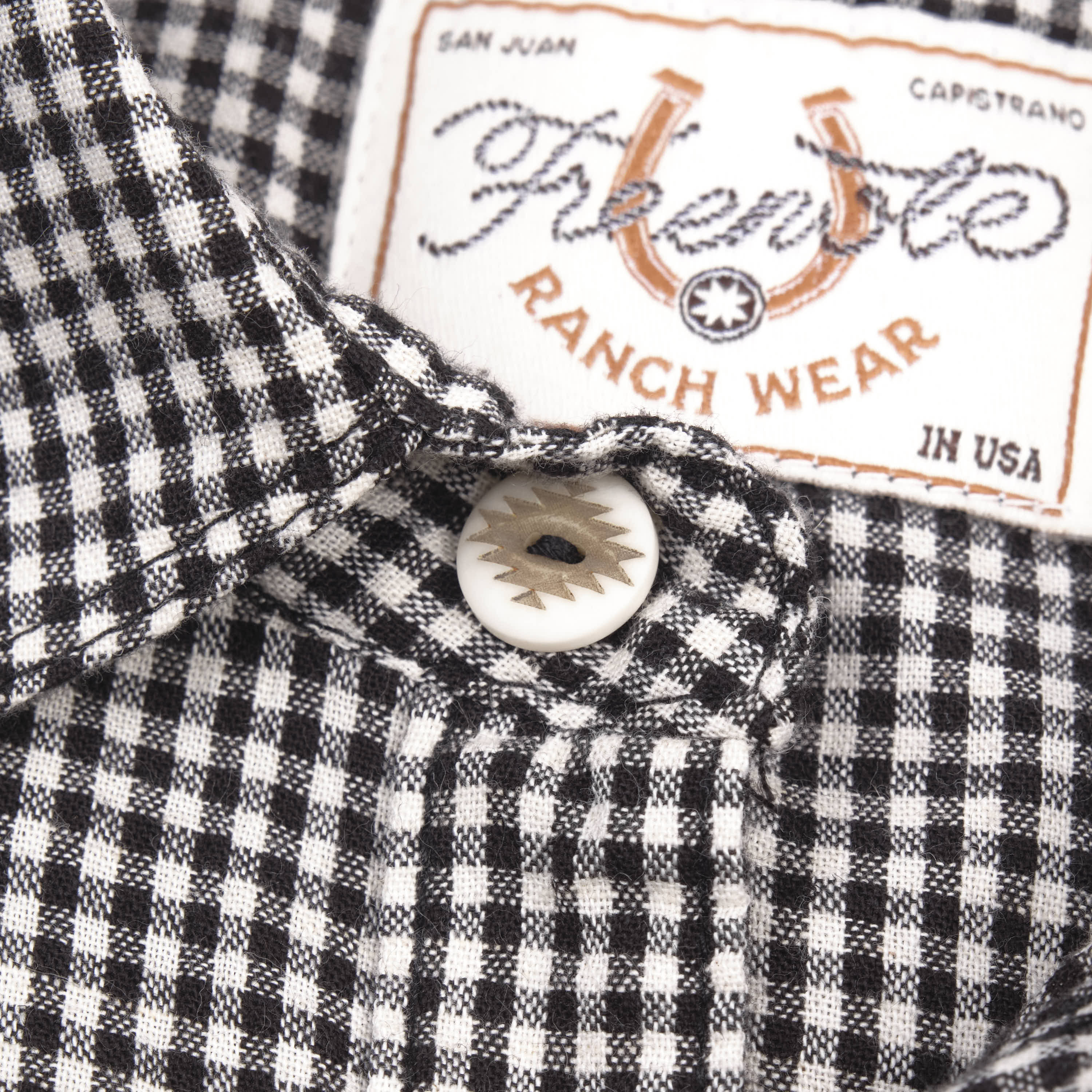 Bodie S/S Black Gingham - Image 10