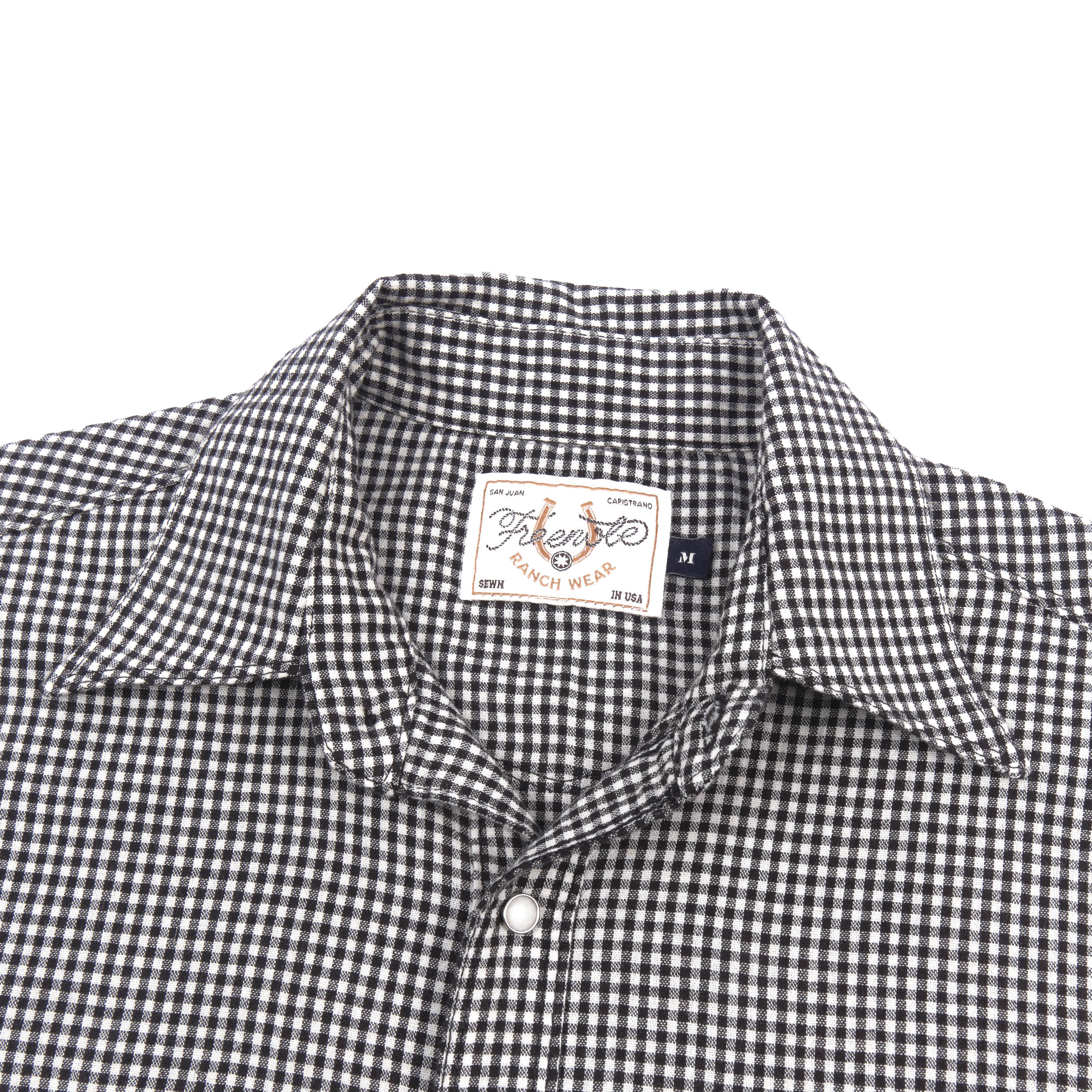 Bodie S/S Black Gingham - Image 2