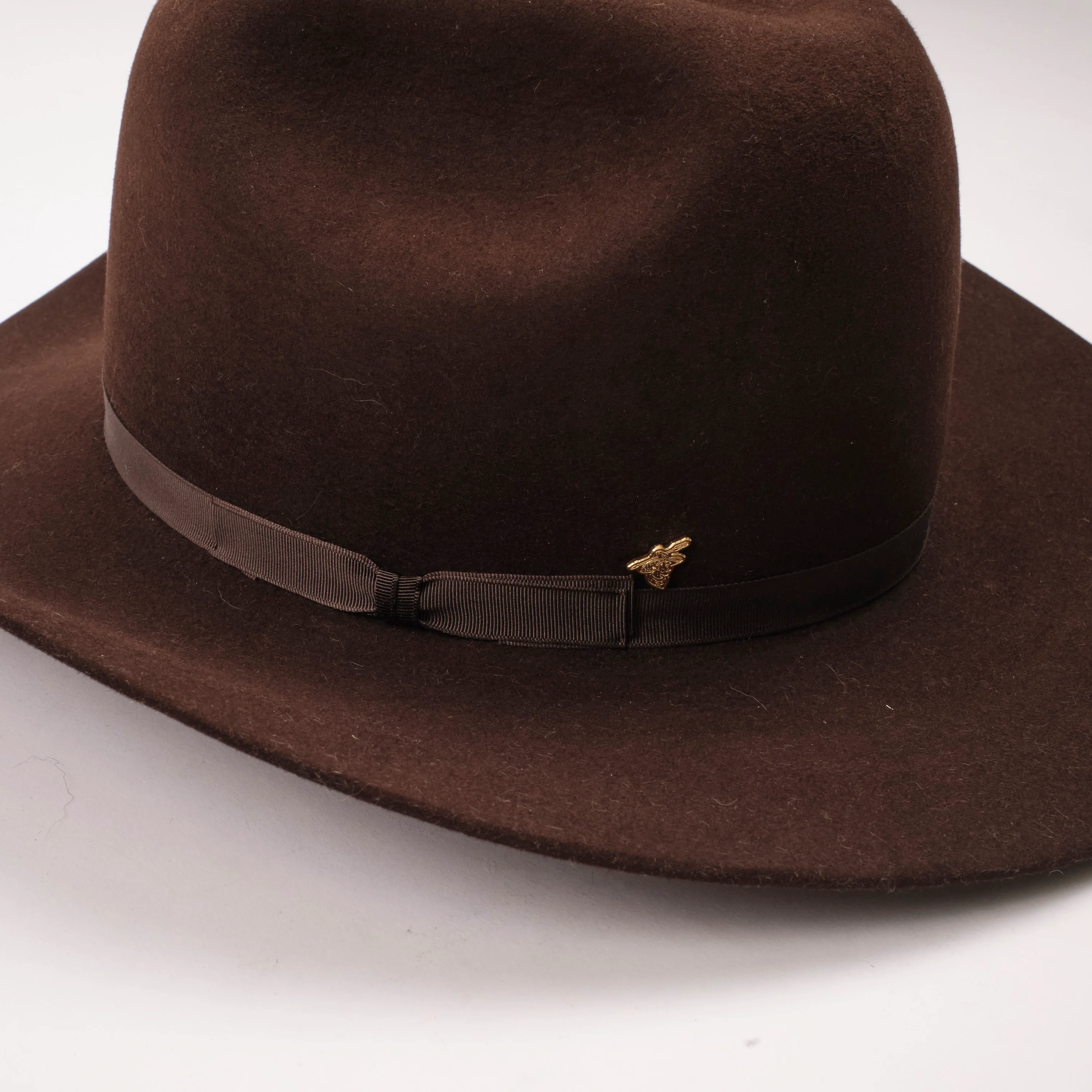 Bowman Hat Co. x Freenote Cloth Cattleman Western Hat Chocolate - Image 3