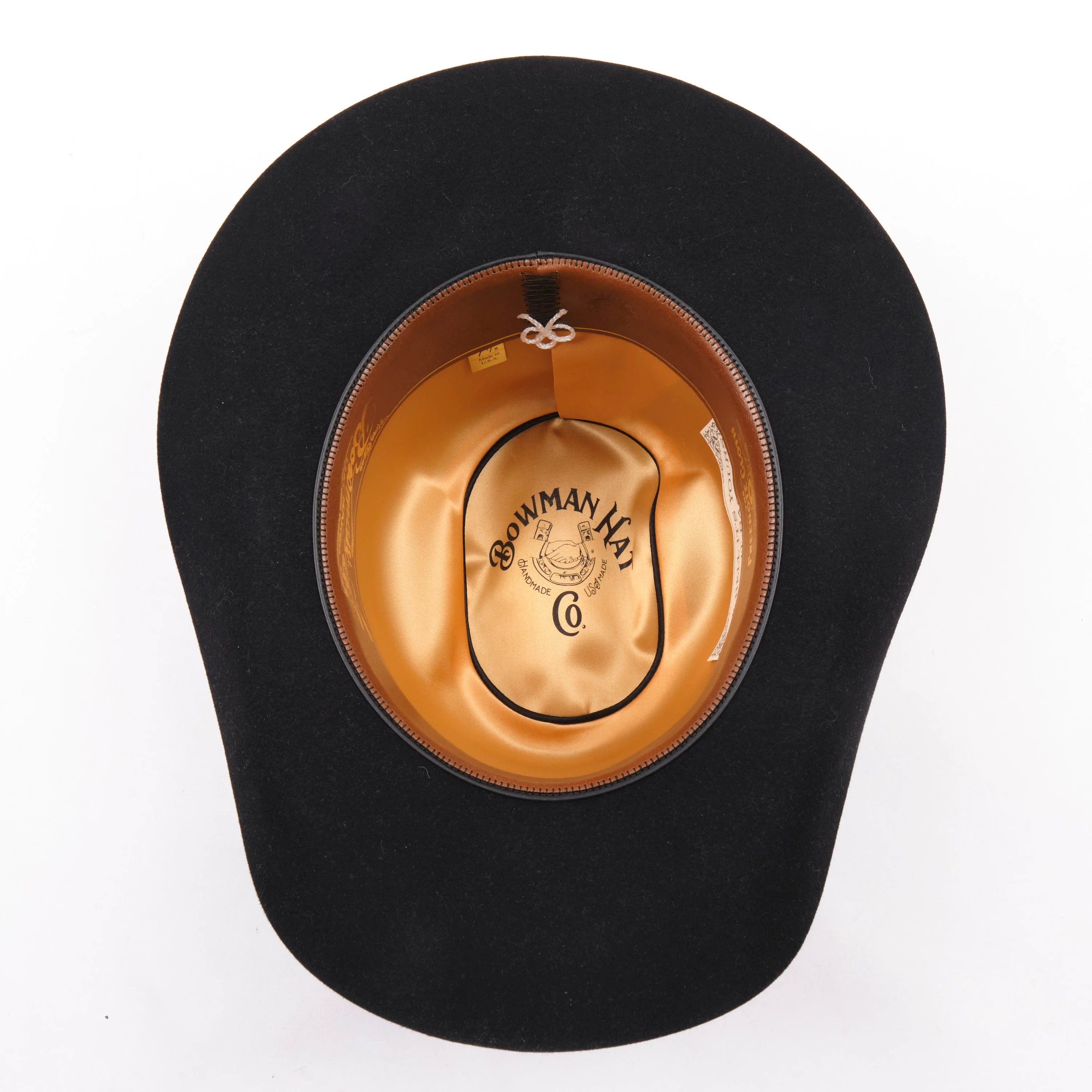 Bowman Hat Co. x Freenote Cloth Cattleman Western Hat Black - Image 4