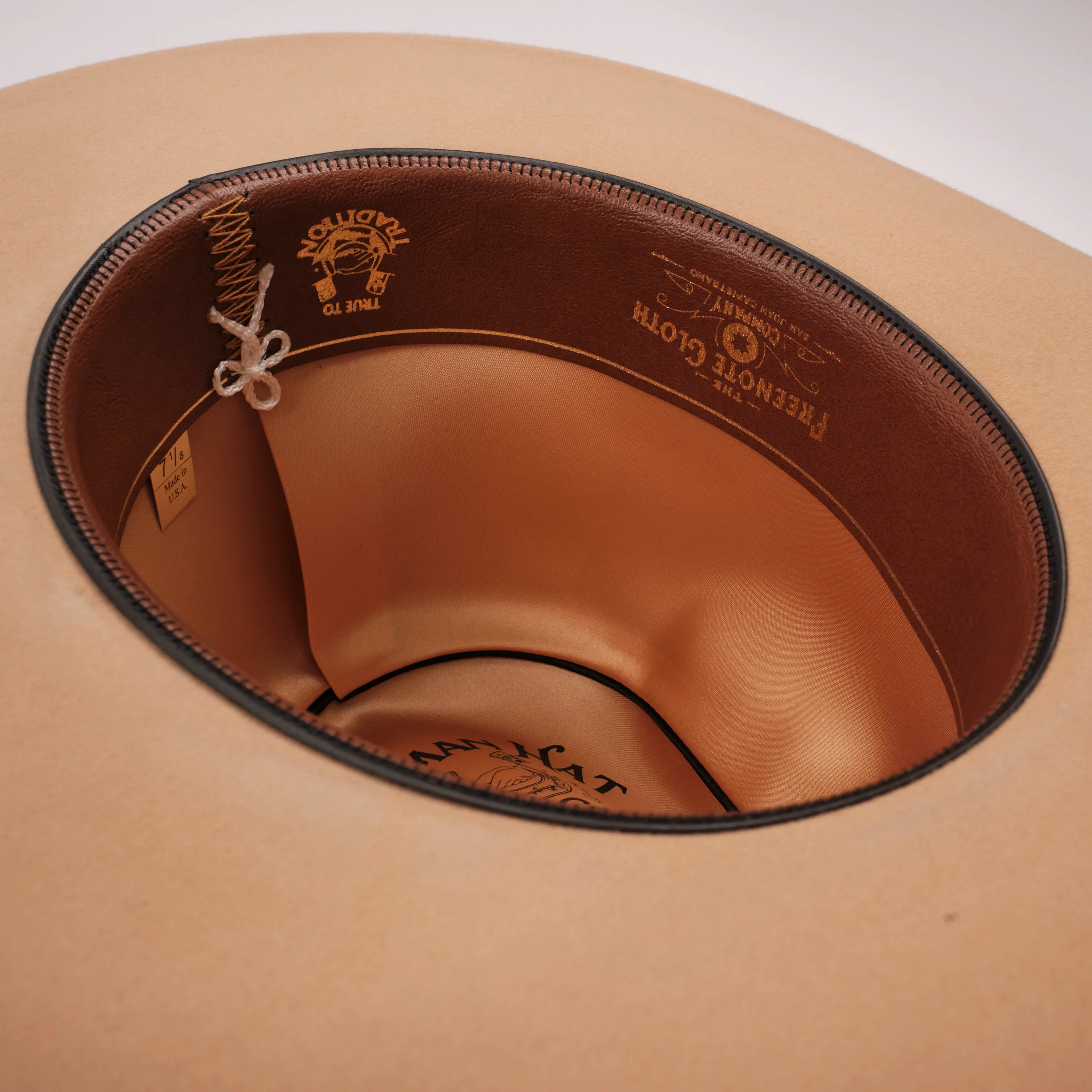 Bowman Hat Co. x Freenote Cloth "Gus" Hat Camel - Image 5