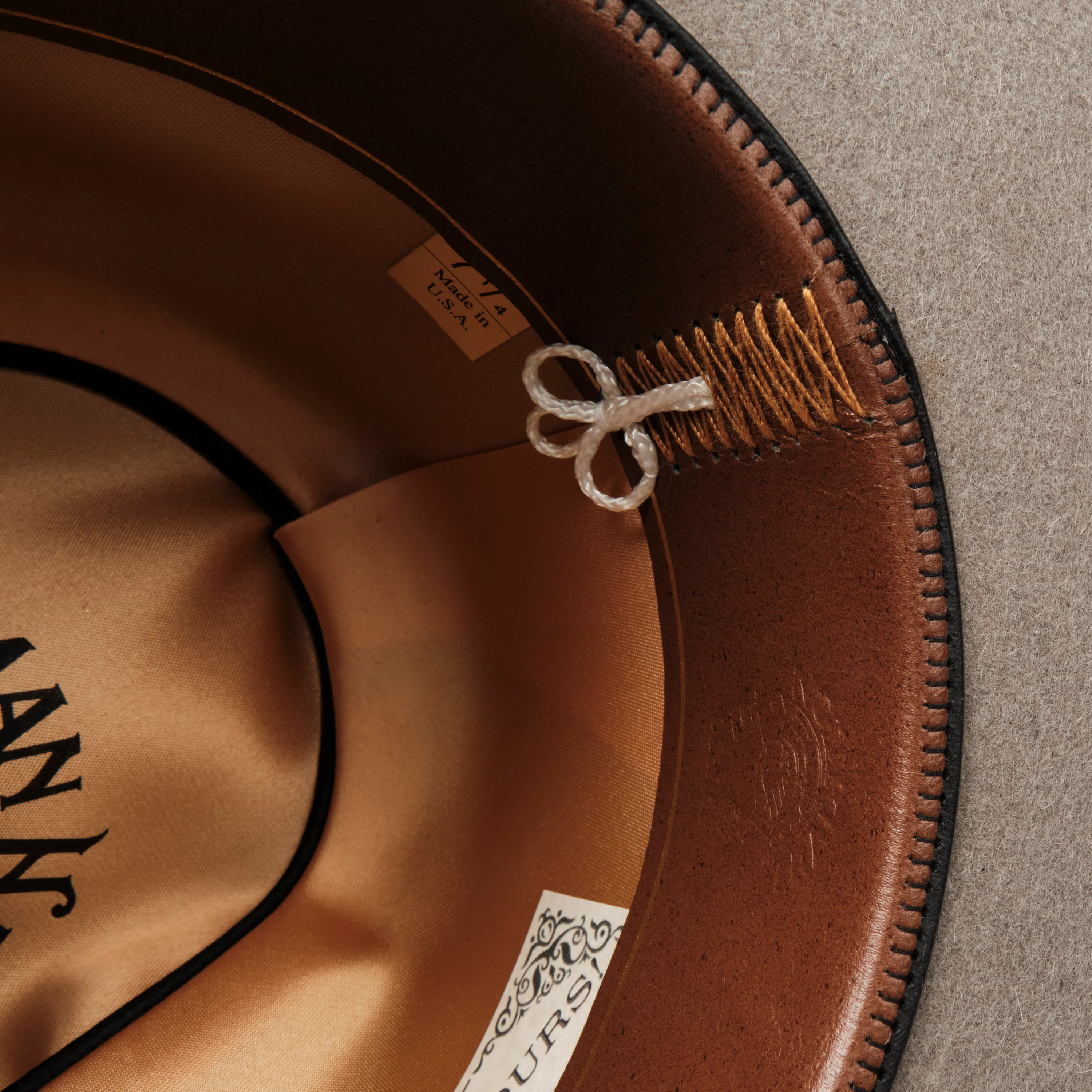 Bowman Hat Co. x Freenote Cloth Town & Country Hat Natural - Image 5