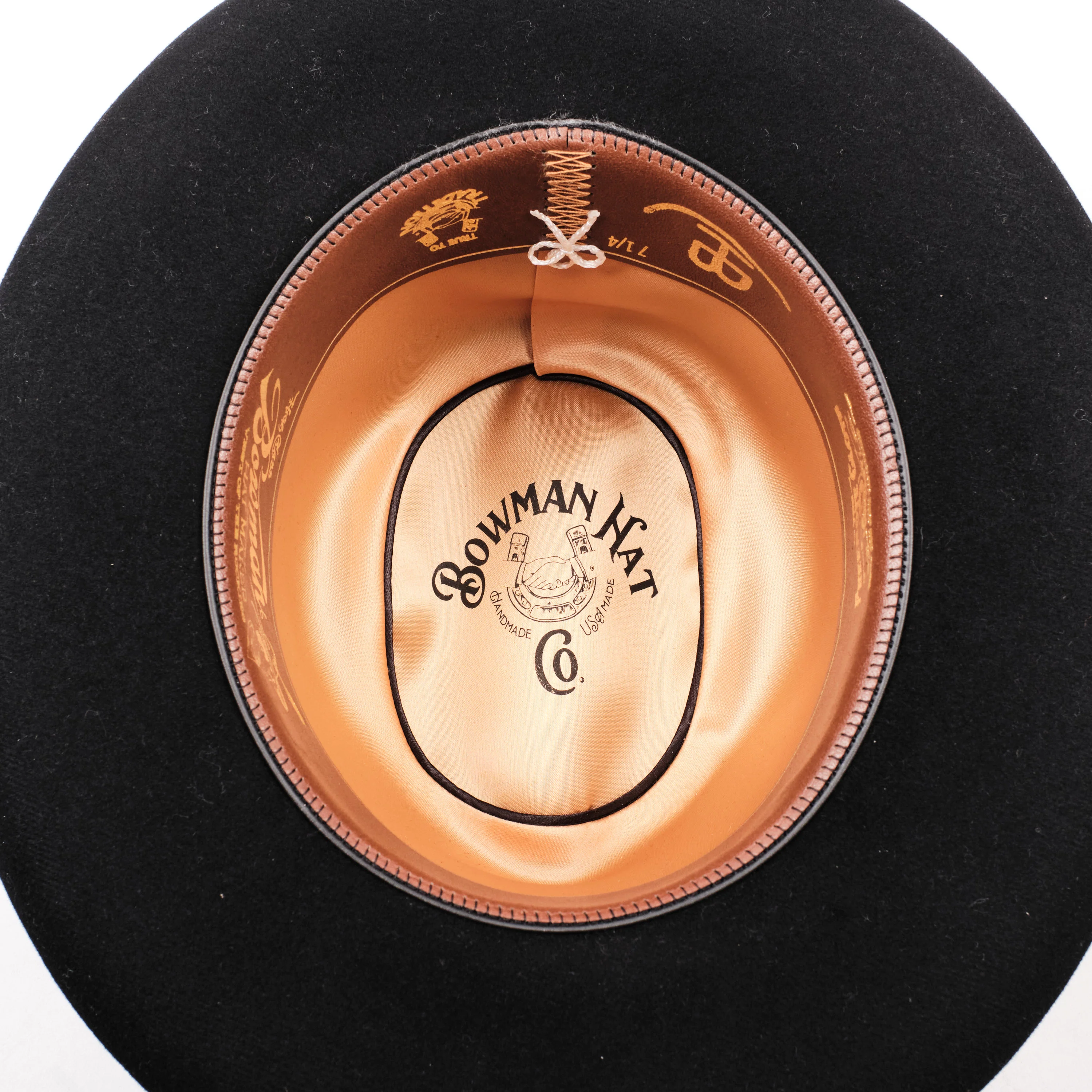 Bowman Hat Co. x Freenote Cloth Black - Western Gentlemen Black - Image 3